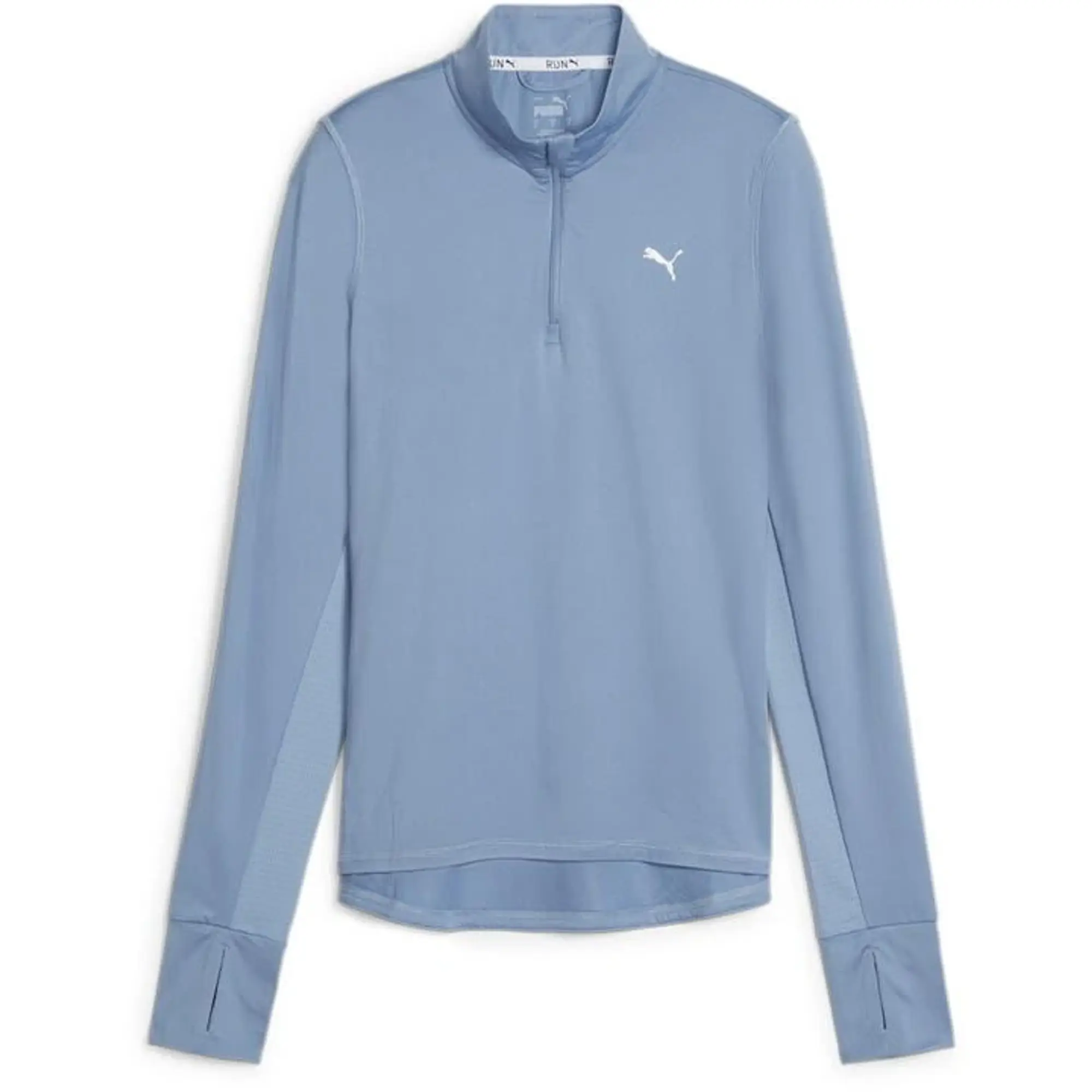 PUMA Run Favourite Quarter-Zip Running Top Shirt Women, Zen Blue