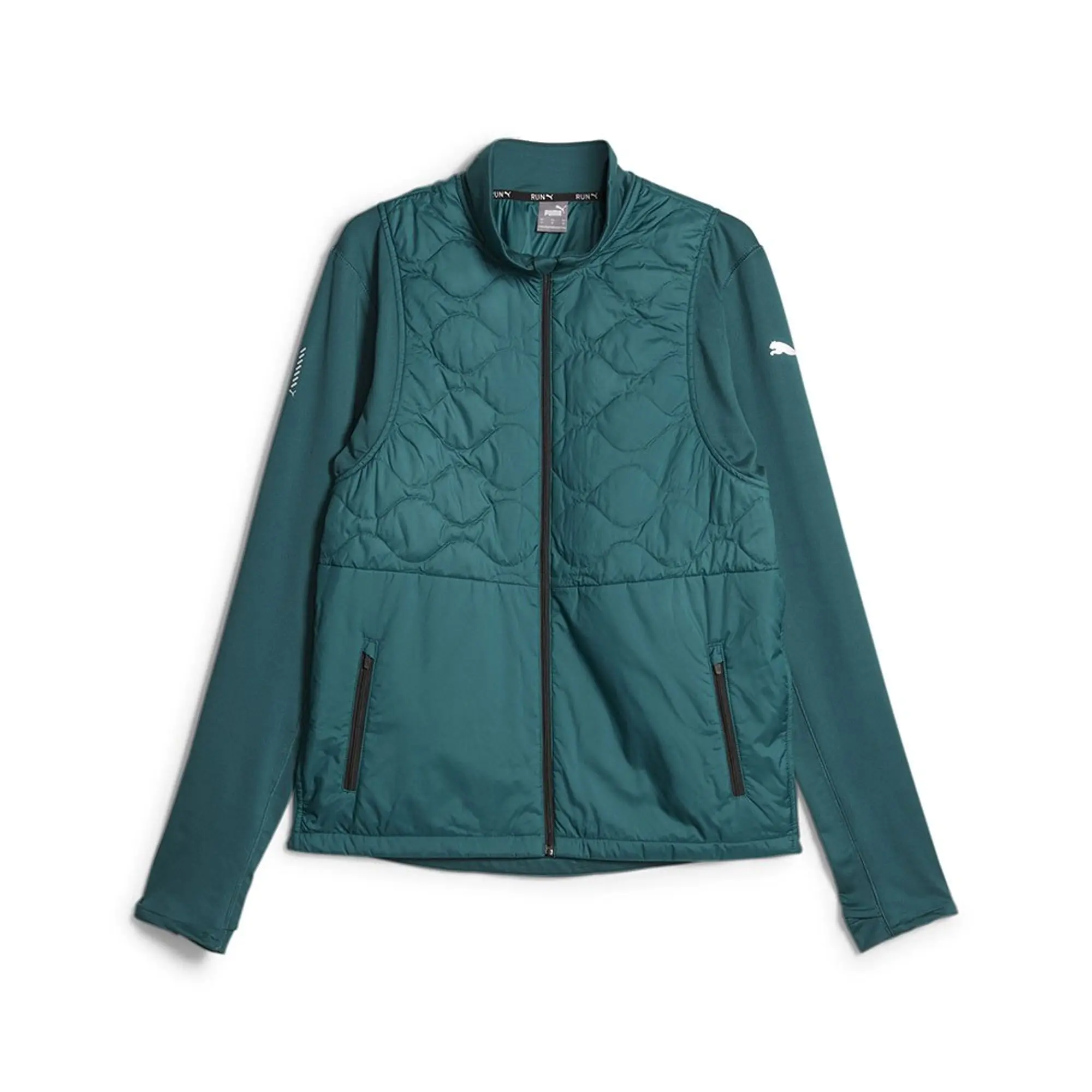 Puma Mens RUN CLOUDSPUN WRMLBL Running Jacket - Green