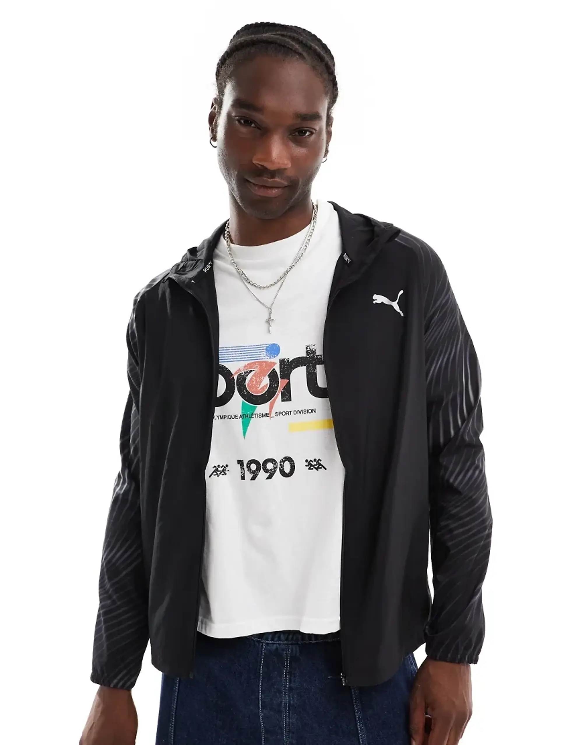 Puma Run Favourite Jacket In Black