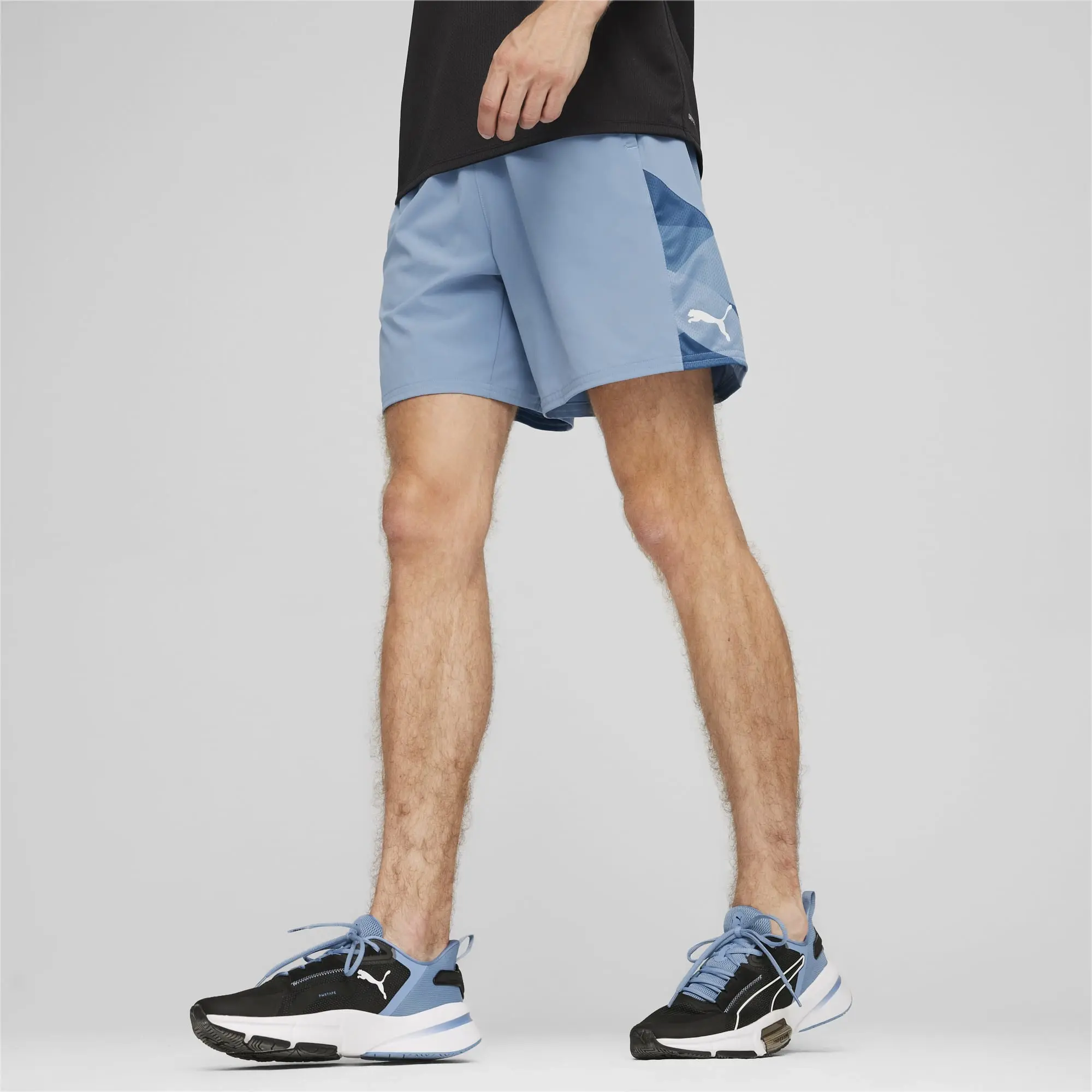 Puma Fit 7 Ultrabreathe Stretch Aop Gym Short Mens - Blue