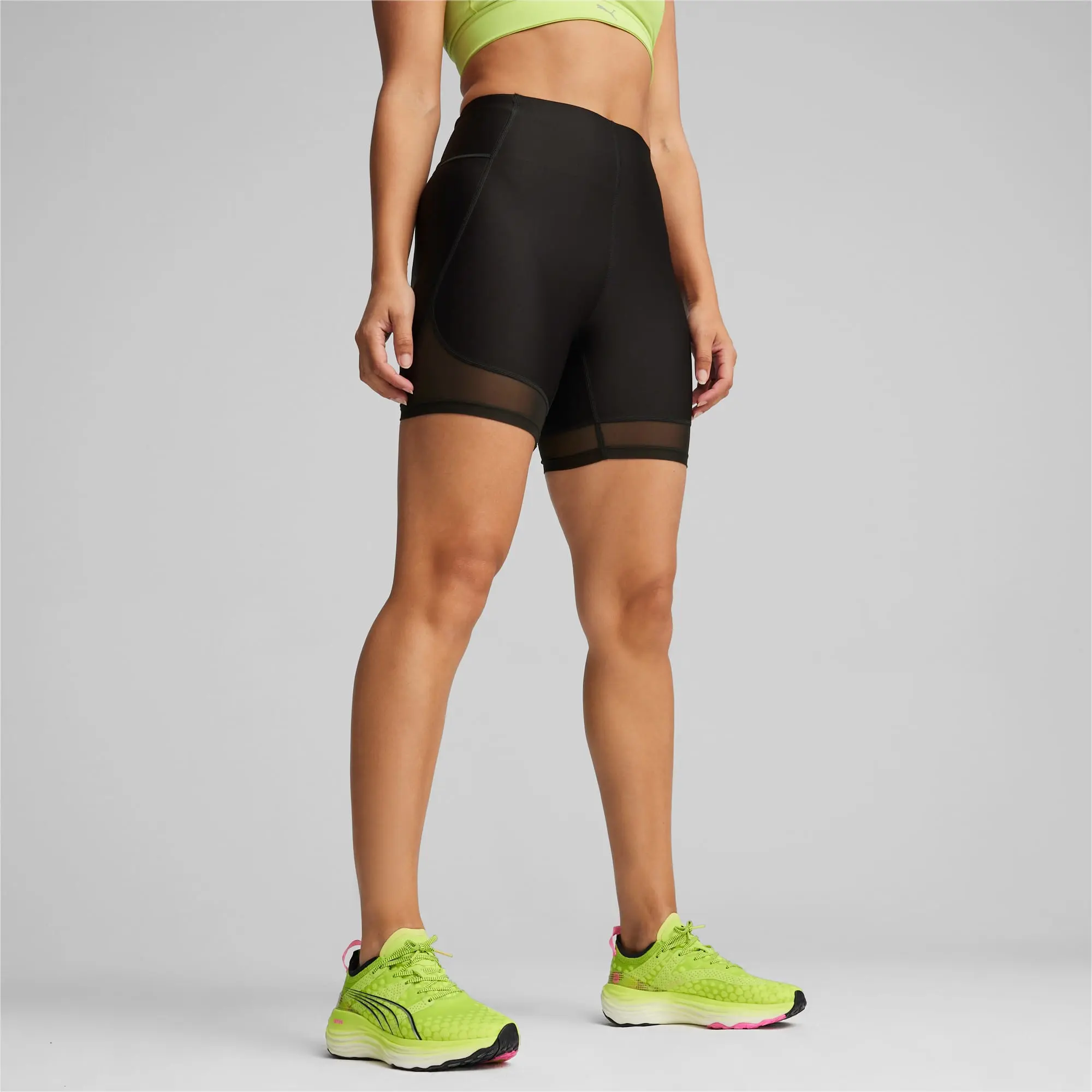 Puma Womens RUN ULTRAFORM 6 Running Shorts - Black