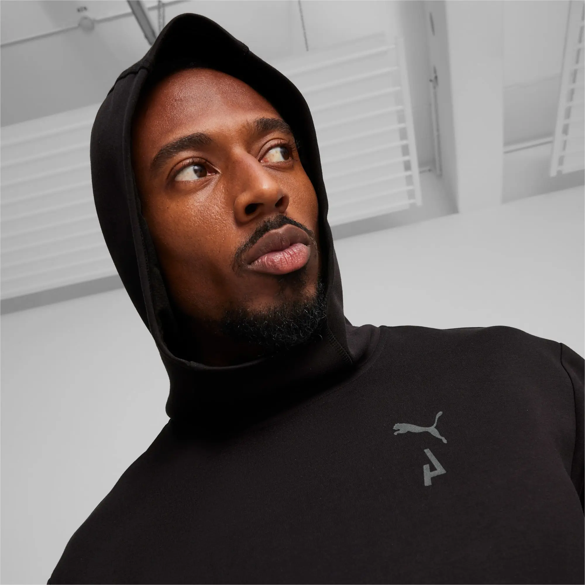 Puma Logo Tech Hoody Sn99 - Black