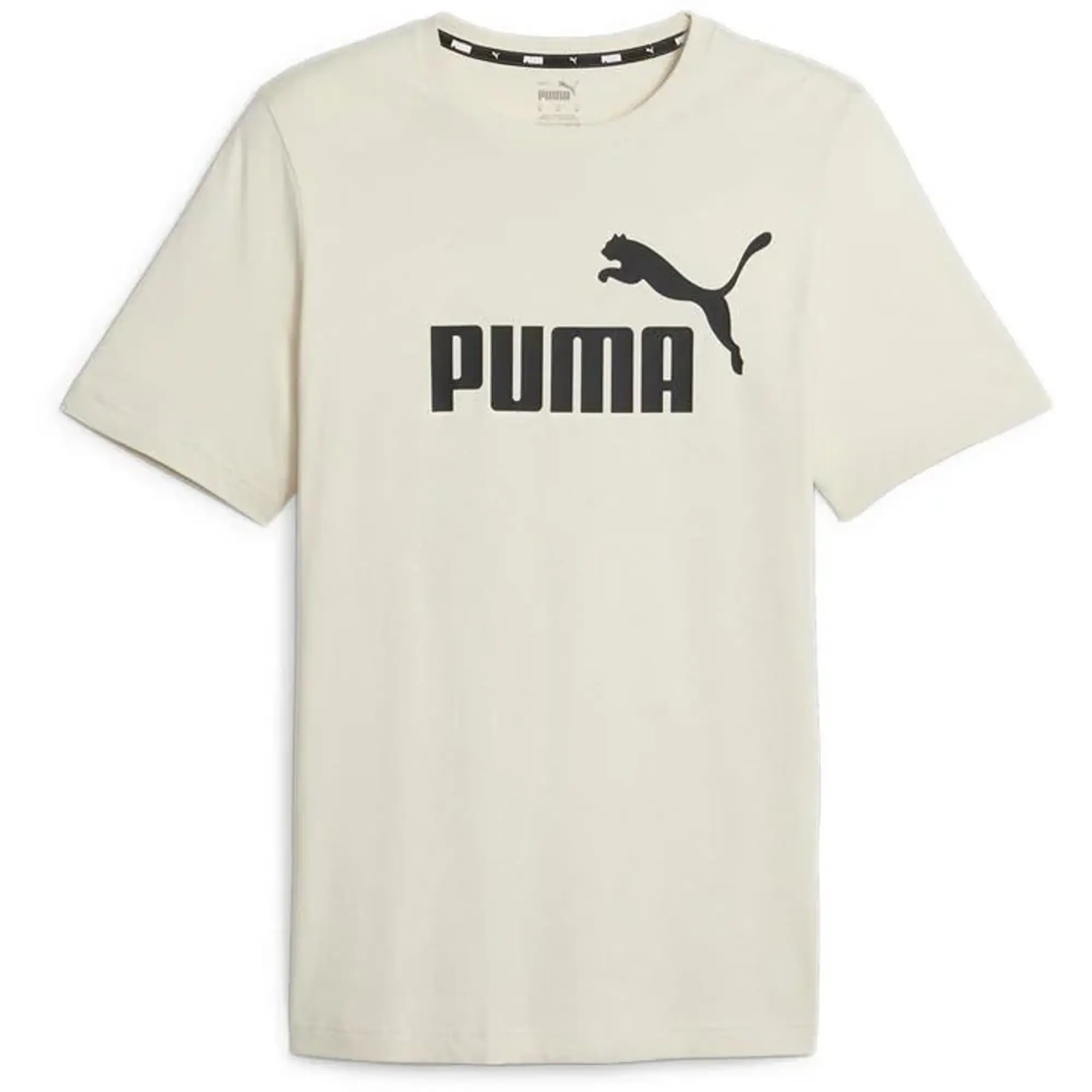 Puma Ess Logo Tee (S) T-Shirt Mens - White