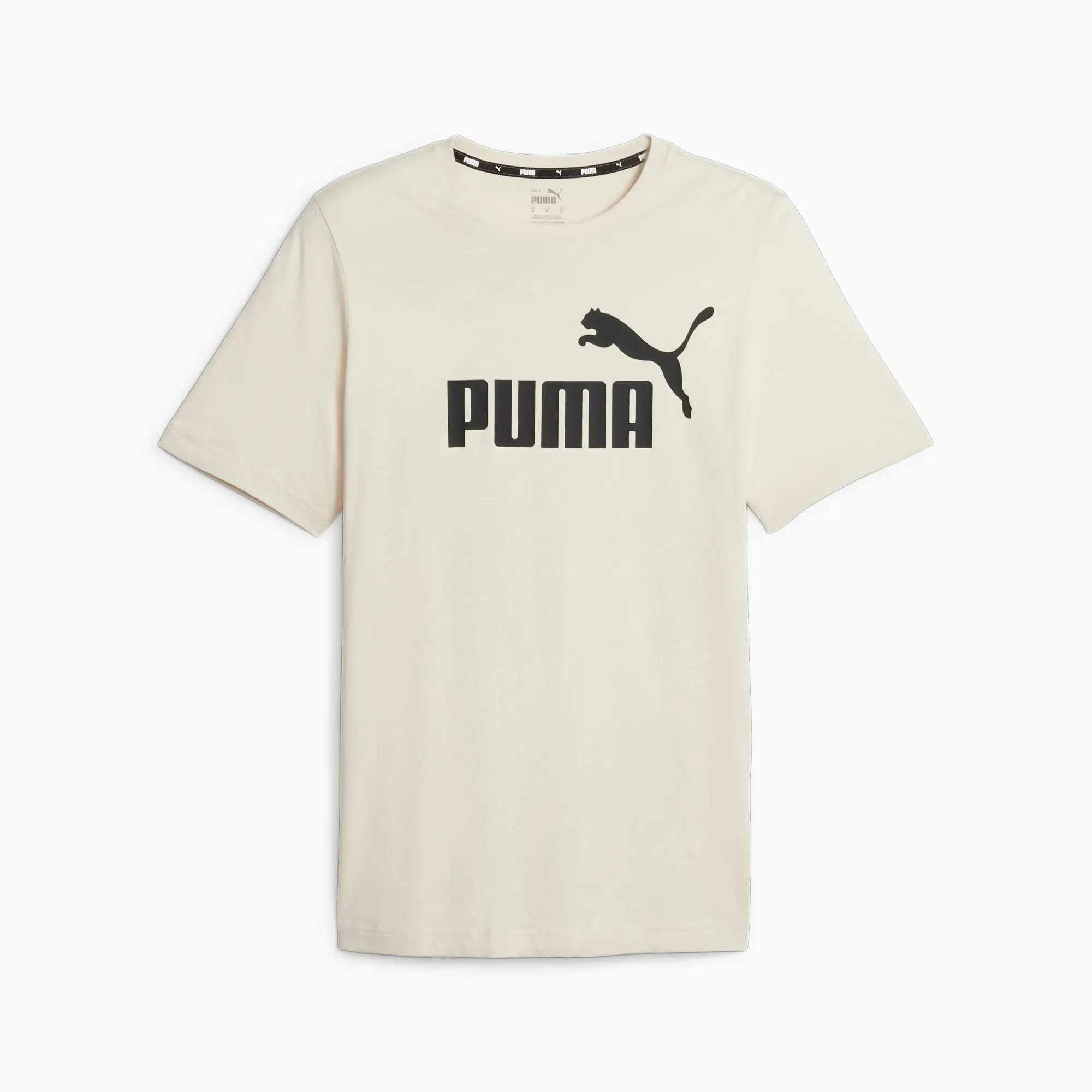 Puma Ess Logo Tee (S) T-Shirt Mens - White