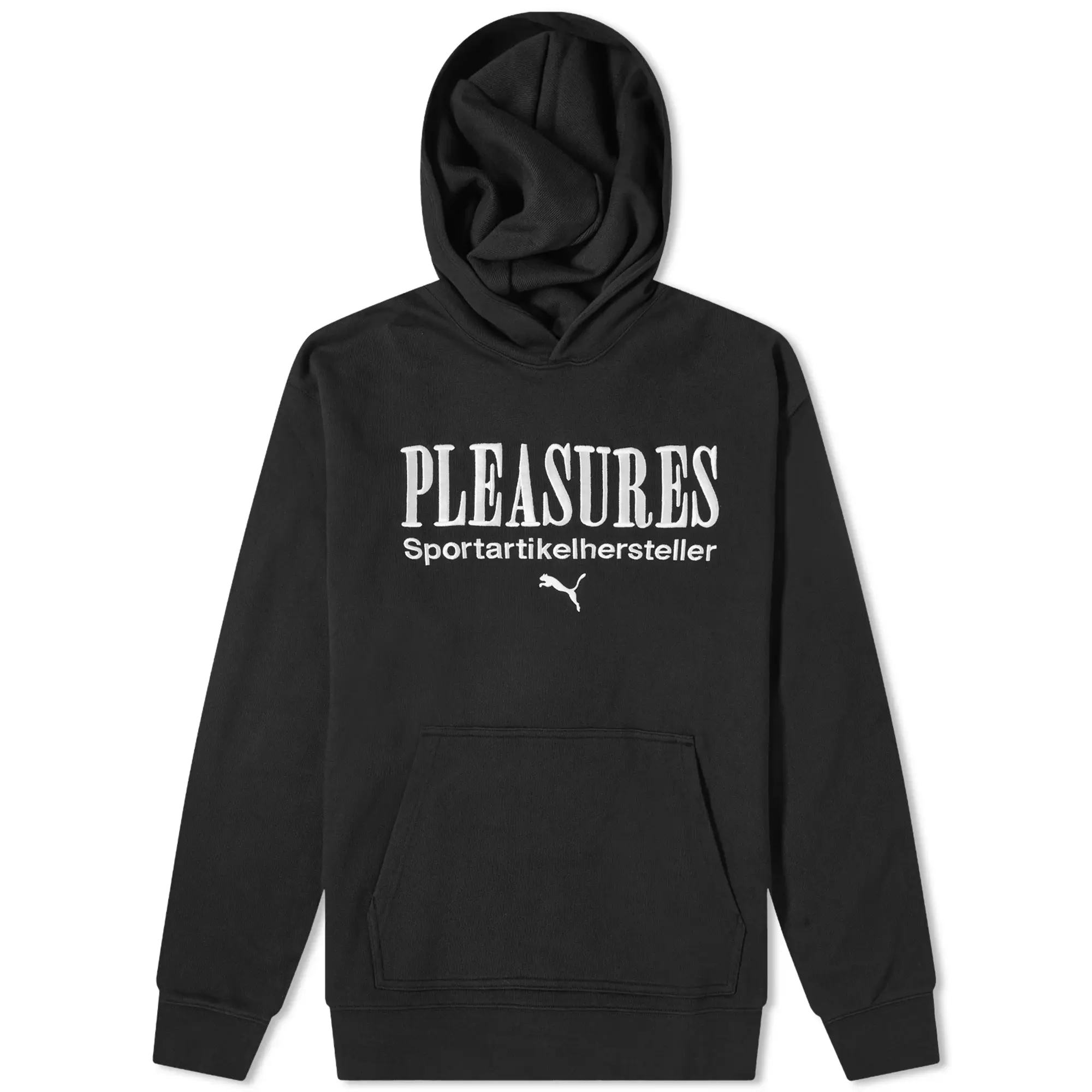 Pleasures flipped logo hoodie sale