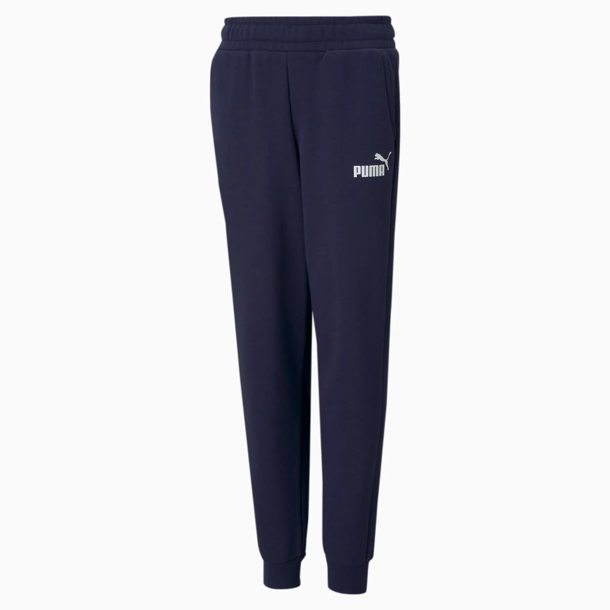 Puma Childrens Unisex Essentials Logo Youth Pants - Blue