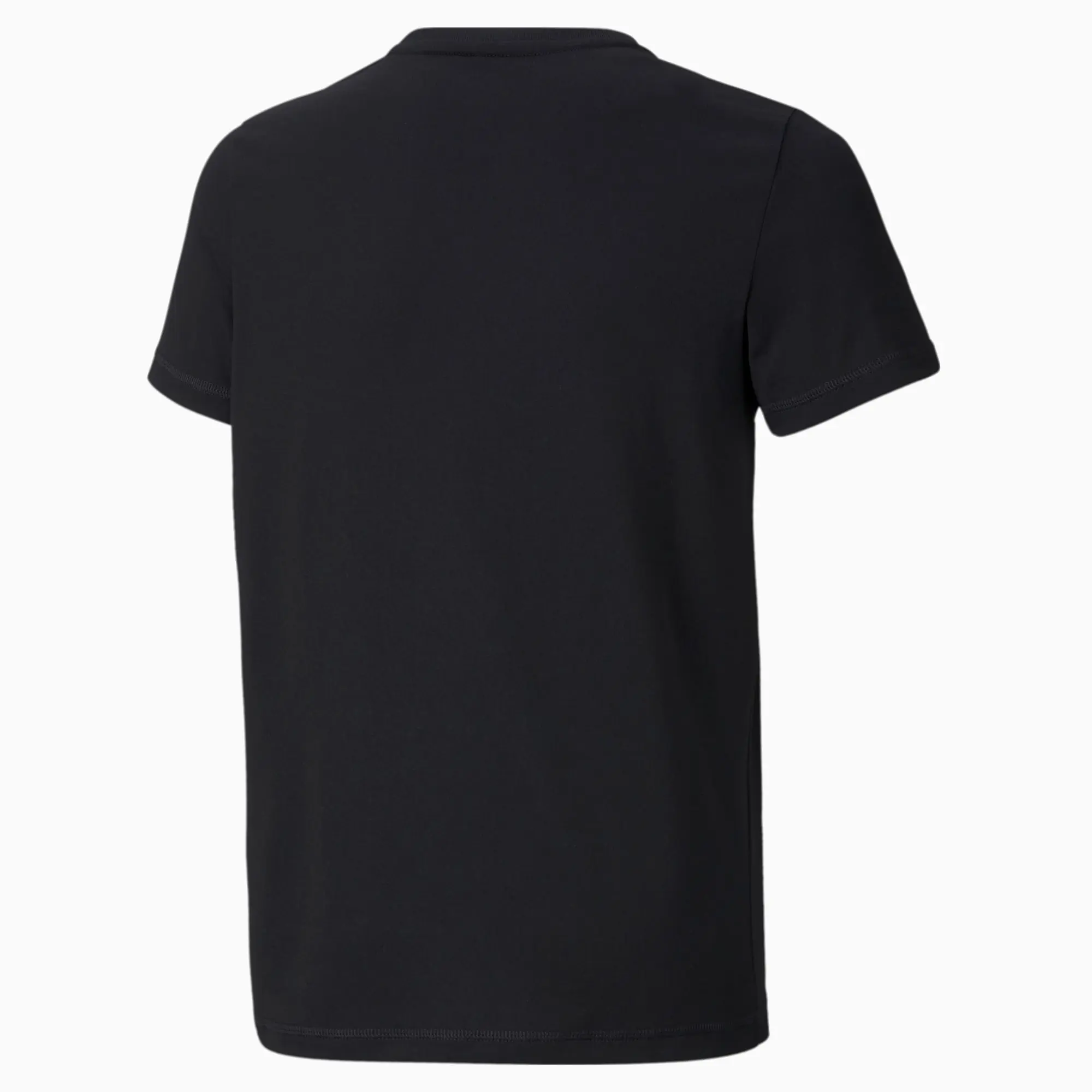 Puma Childrens Unisex Active Small Logo Youth Tee - Black
