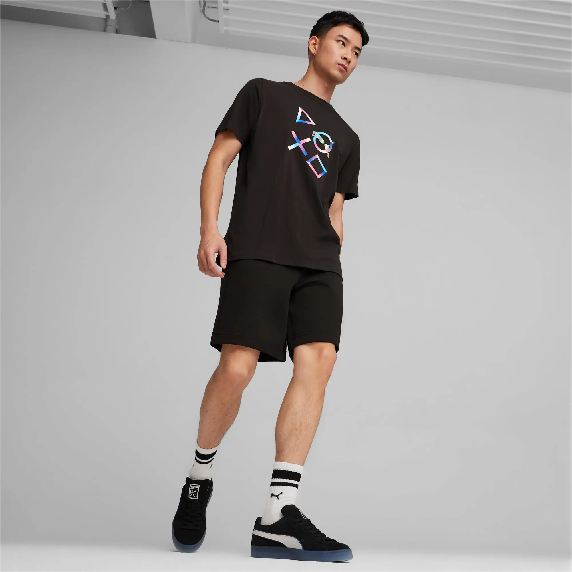Puma x PLAYSTATION Mens Shorts - Black