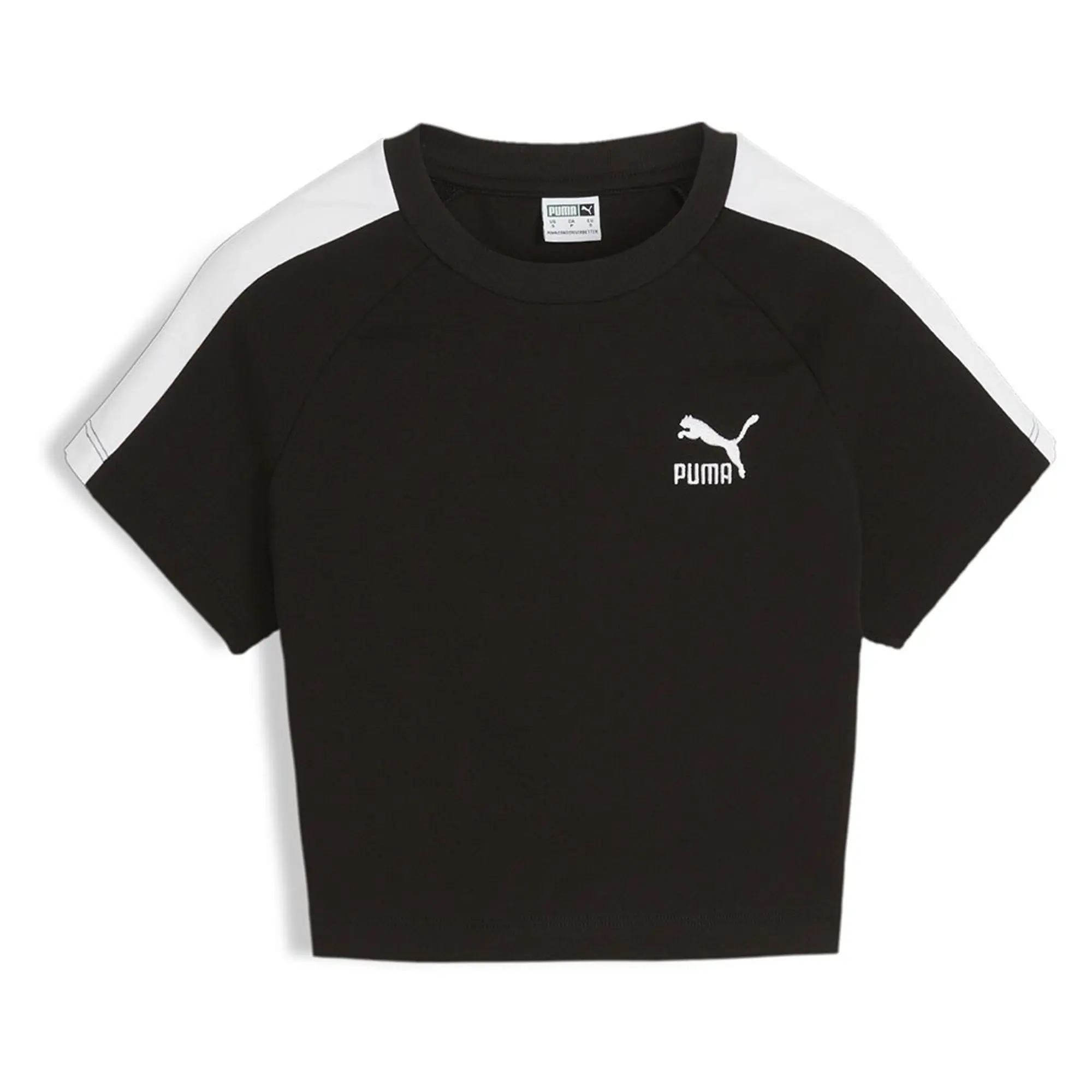 Puma Womens ICONIC T7 T-Shirt - Black