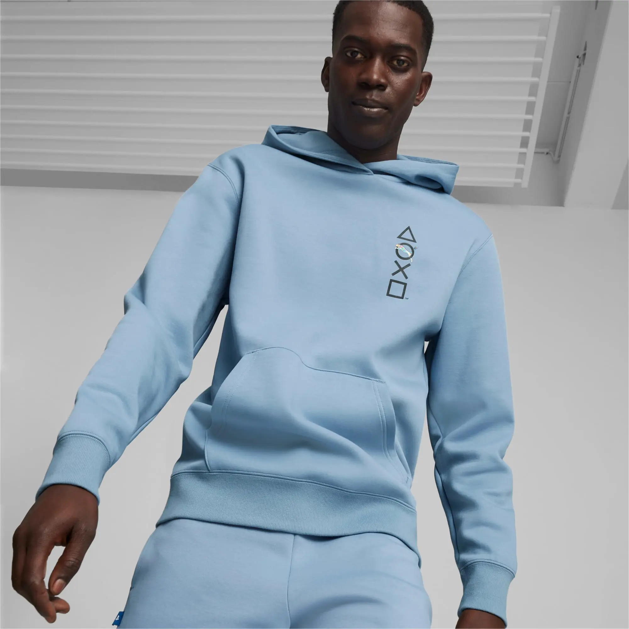Puma x PLAYSTATION Mens Hoodie - Blue