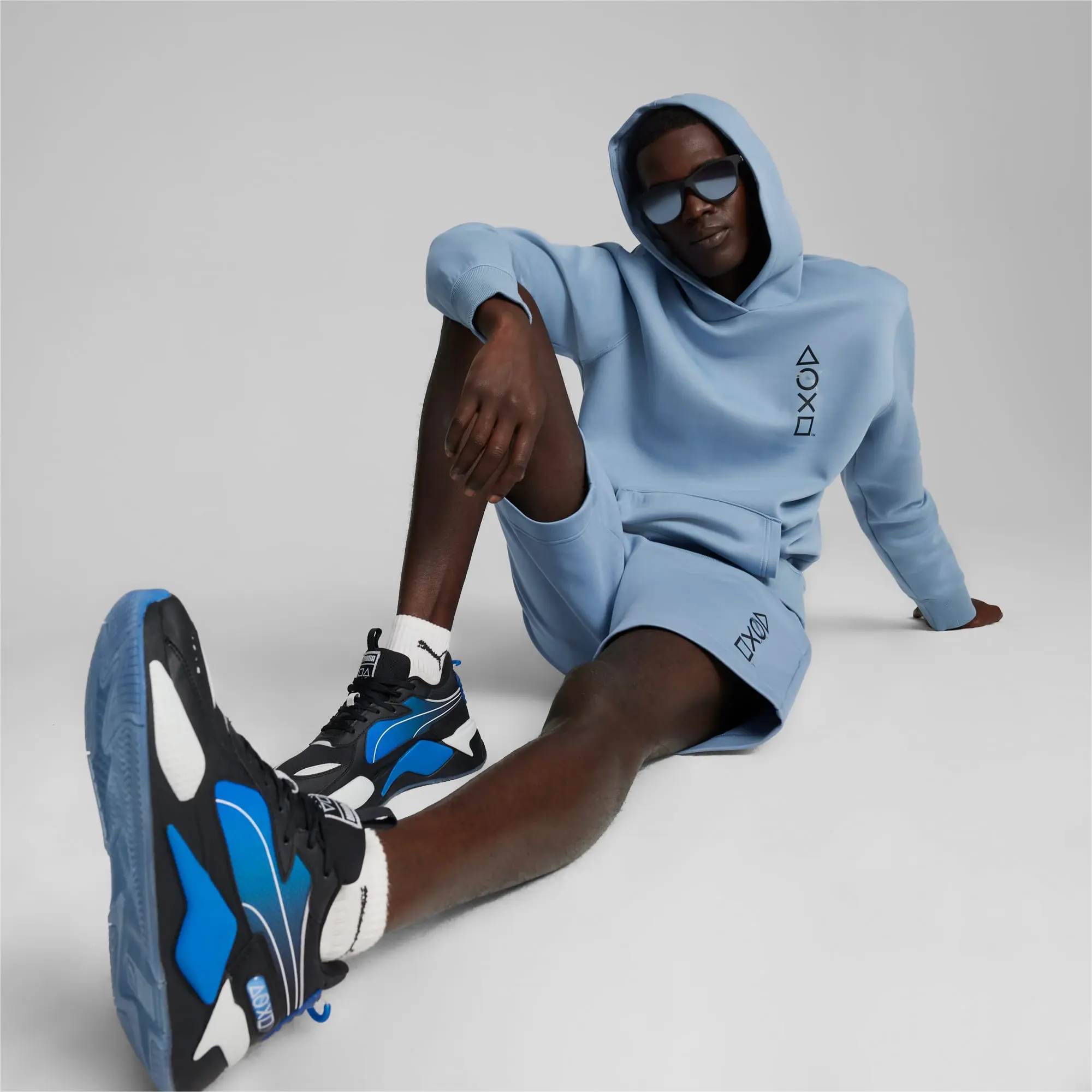 Puma x PLAYSTATION Mens Hoodie - Blue