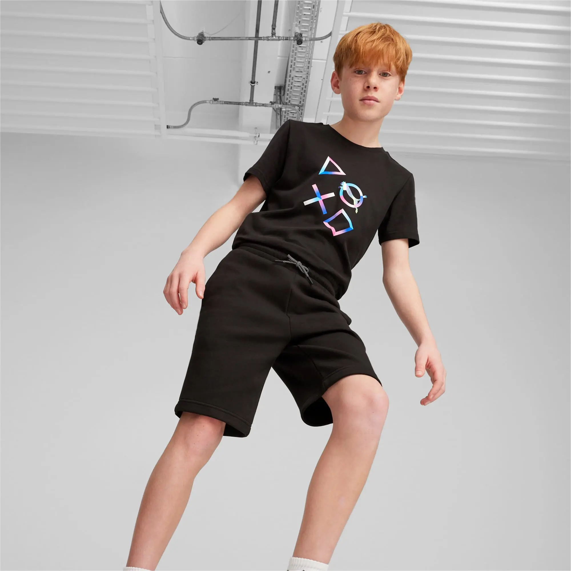 Puma x PLAYSTATION Boys Shorts - Black