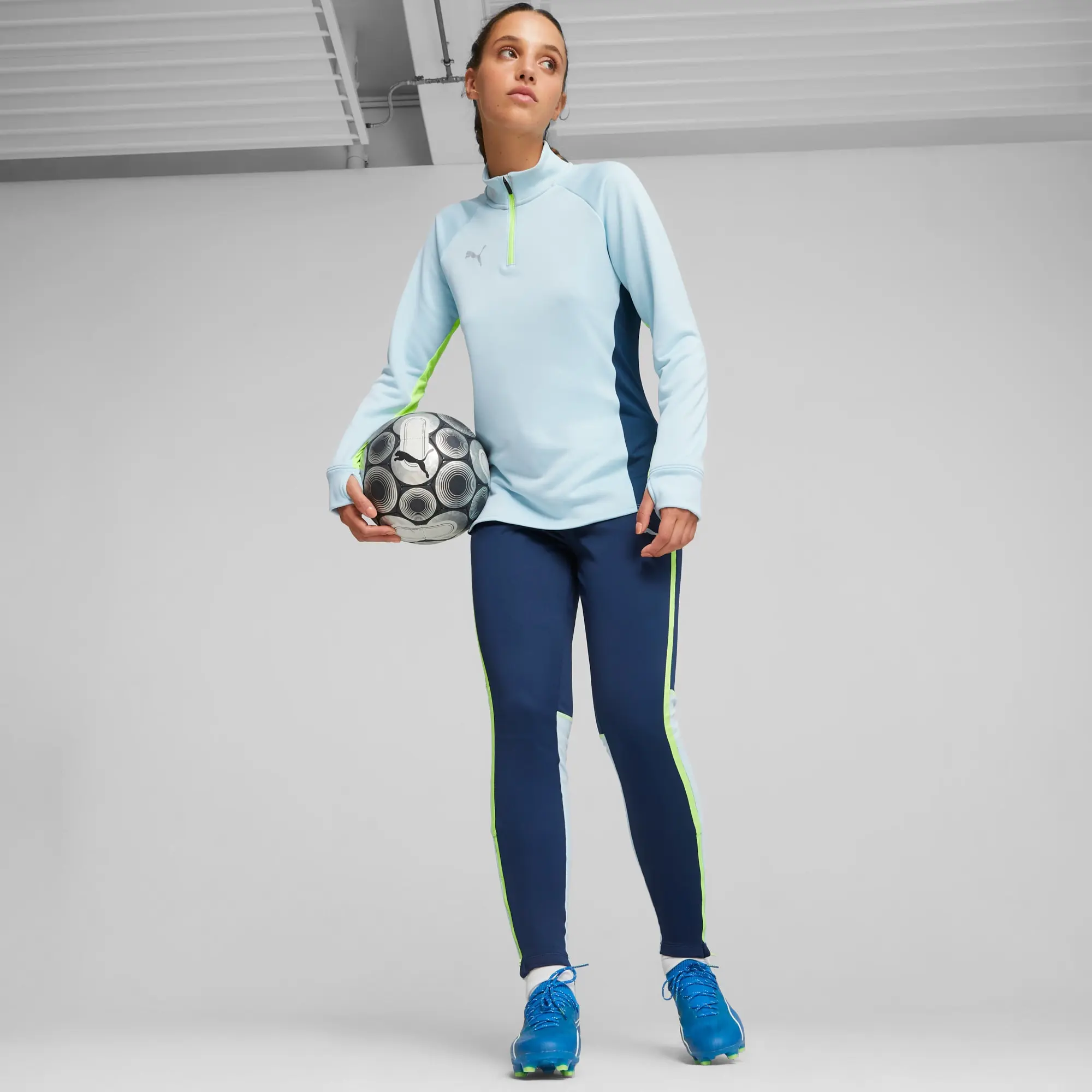 Puma Individualblaze Training Pants Tracksuit Bottom Womens - Blue