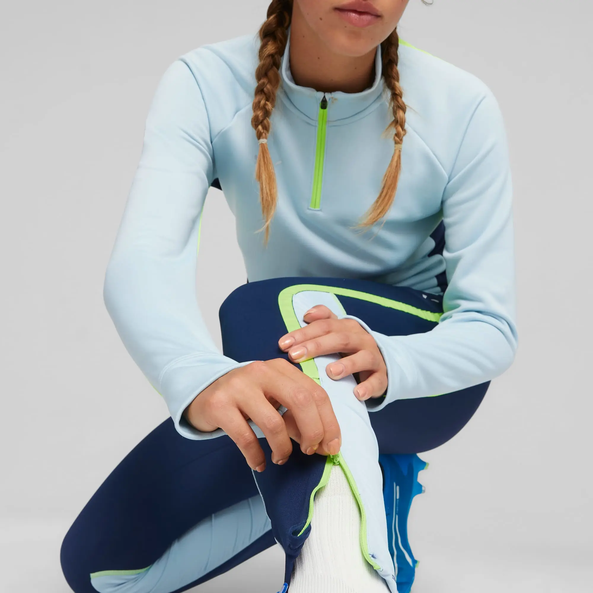 Puma Individualblaze Training Pants Tracksuit Bottom Womens - Blue