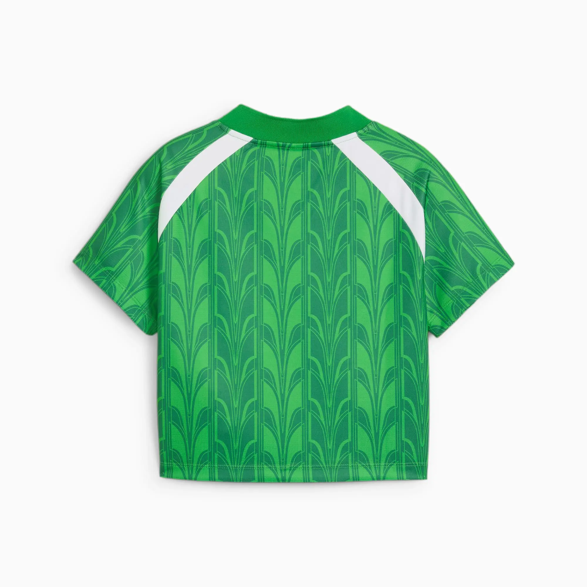 PUMA Football Jersey Baby Tee Shirt Women, Green