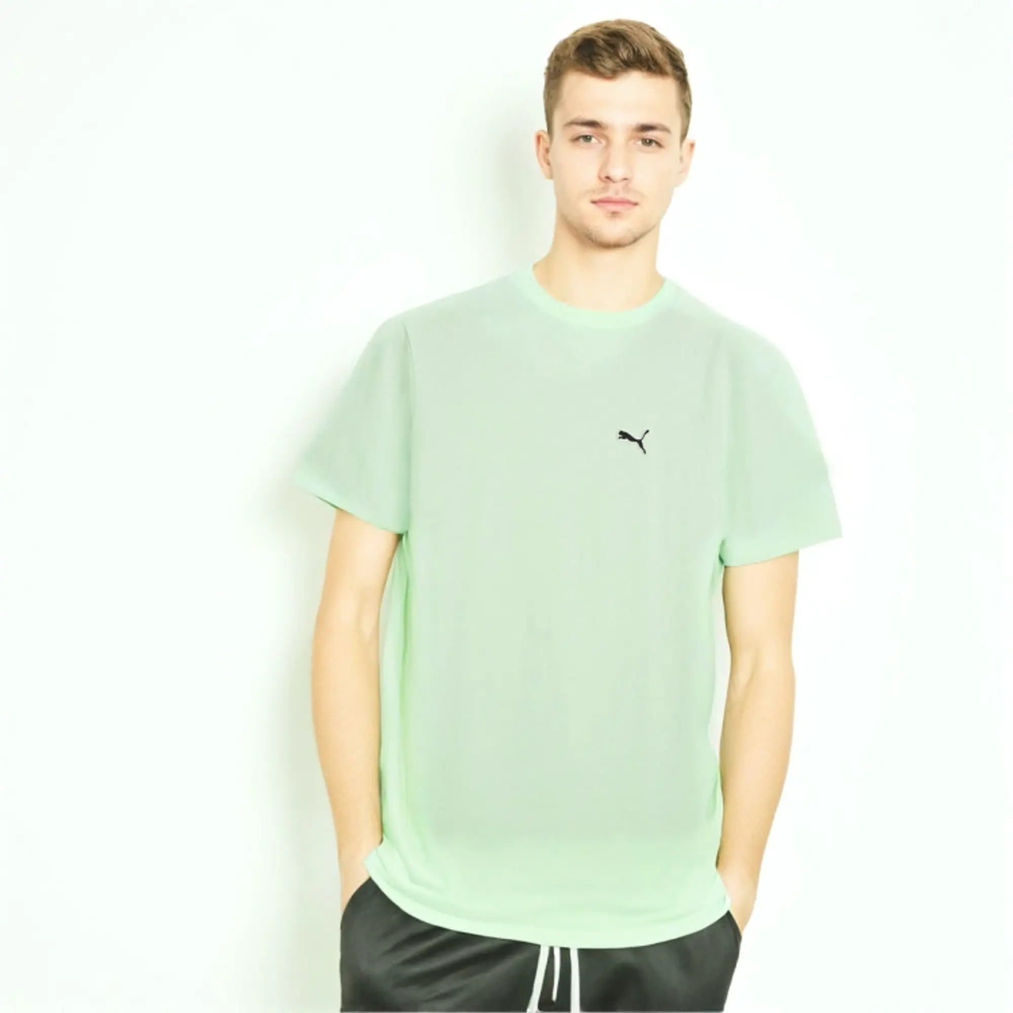 Puma Mens Better Essentials T-Shirt - Green