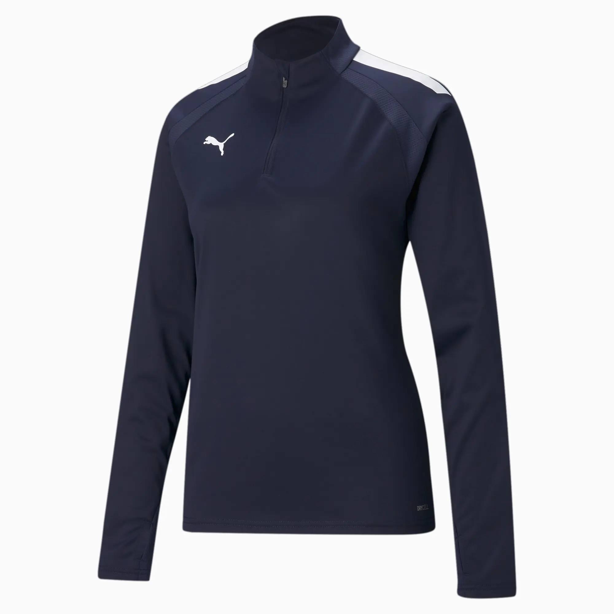 Puma Womens teamLIGA 1 4 Zip Training Top