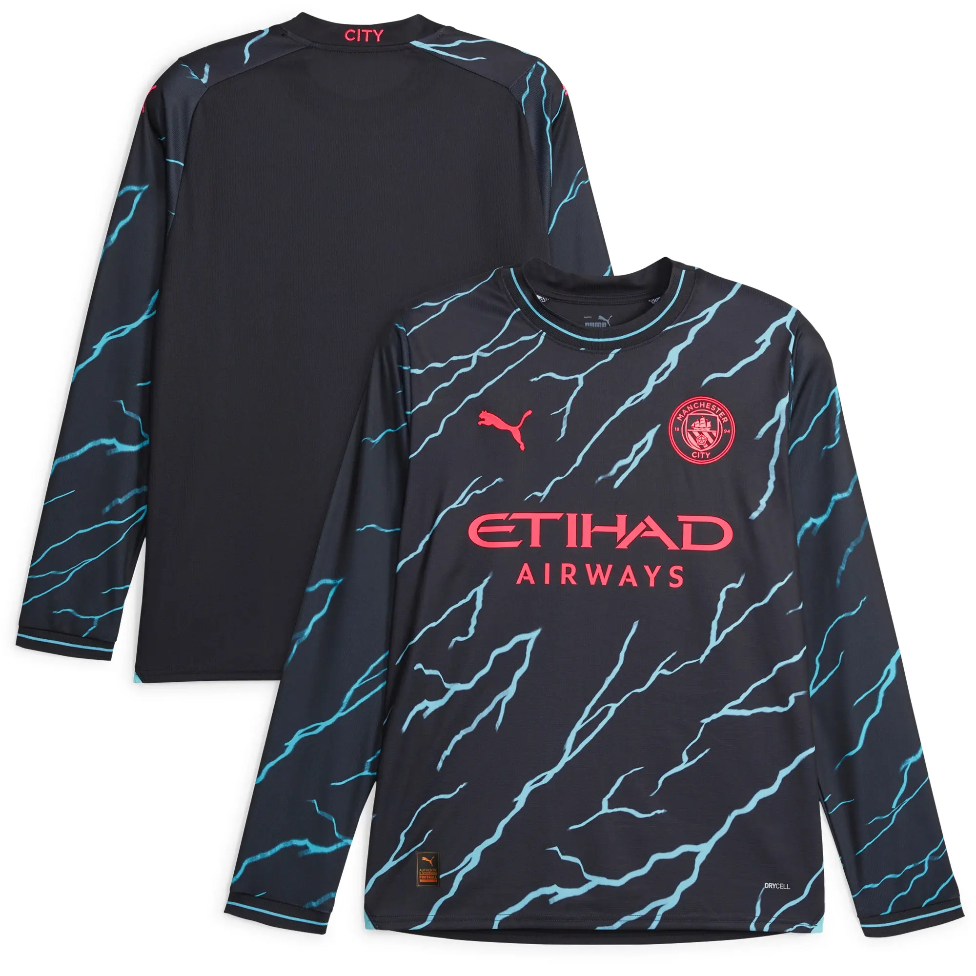 Puma Manchester City Mens LS Third Shirt 2023/24