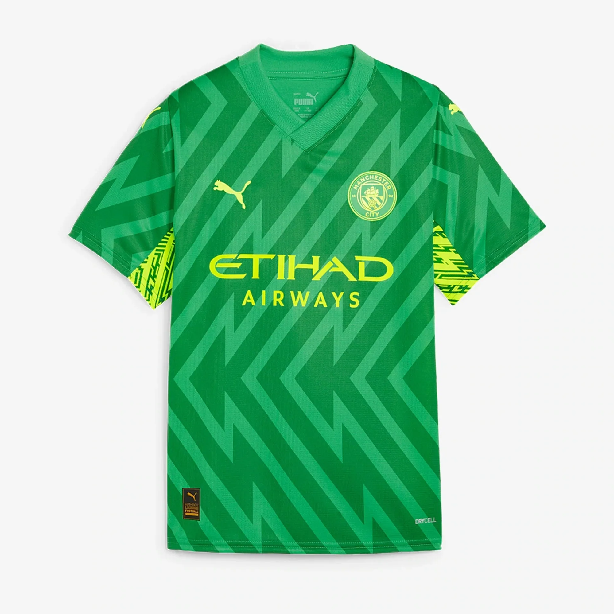 Away Kit Man City Goalkeeper Kit Kids Puma Manchester City Kids SS