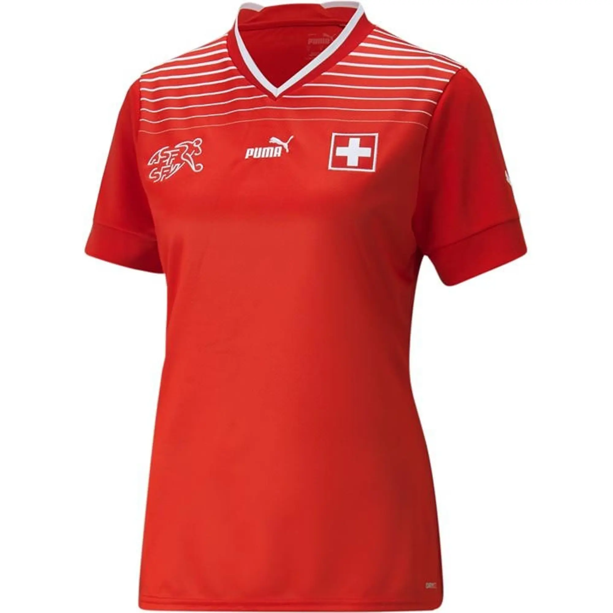 PUMA Switzerland Home 22/23 Replica Jersey Women, Red/White