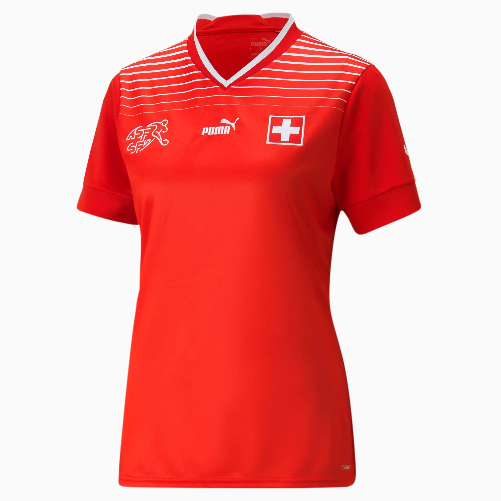 PUMA Switzerland Home 22/23 Replica Jersey Women, Red/White