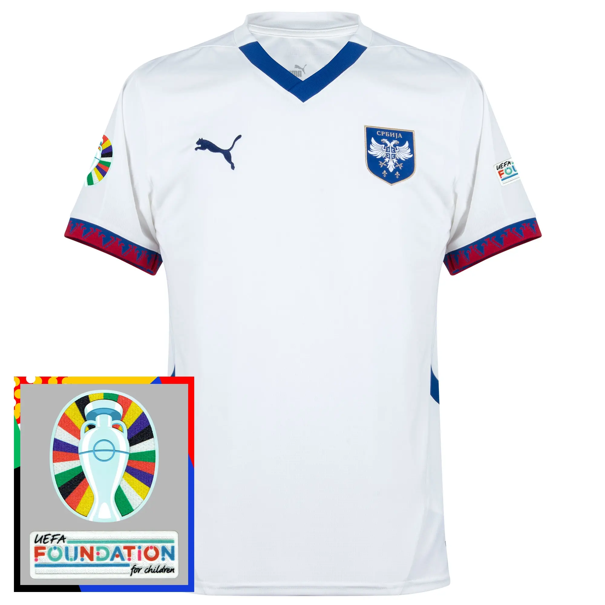 Puma Serbia Mens SS Away Shirt 2024