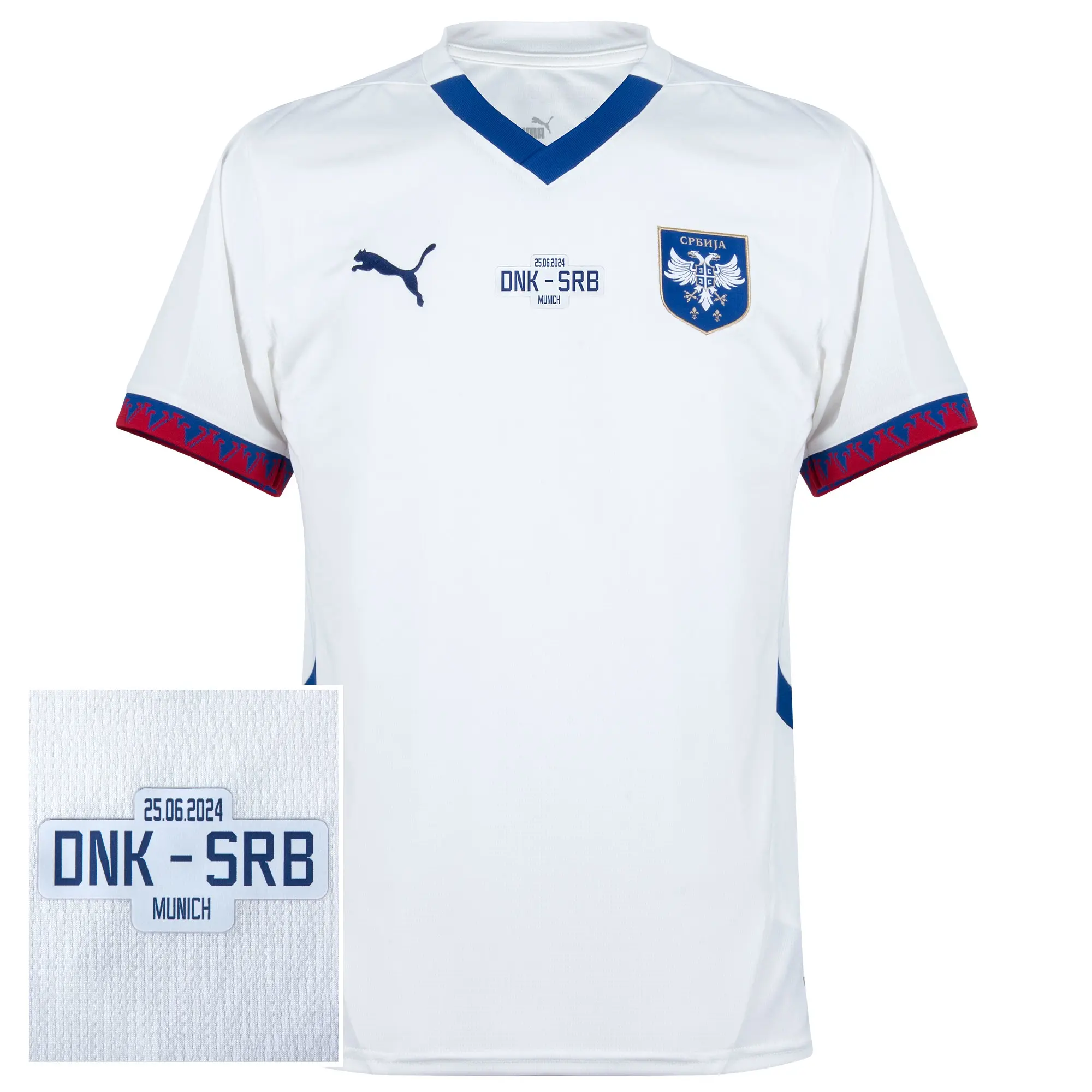 Puma Serbia Mens SS Away Shirt 2024