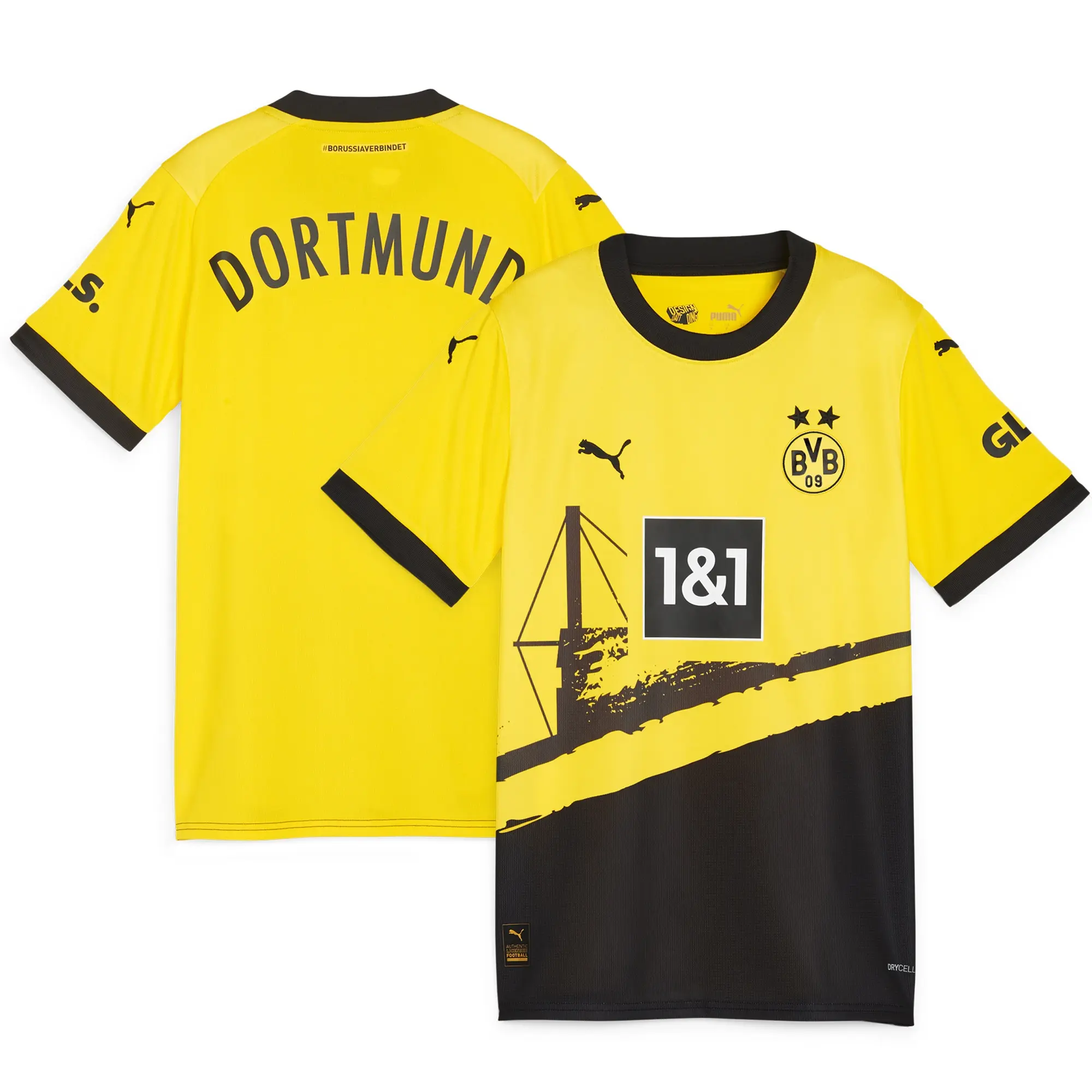 Puma Borussia Dortmund Womens SS Home Shirt 2023/24