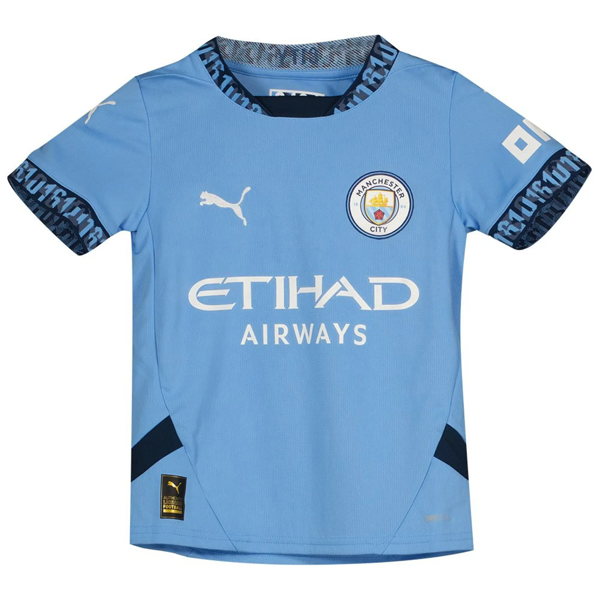 Puma Manchester City Home Shirt 2024/25 Kids - ['Blue']