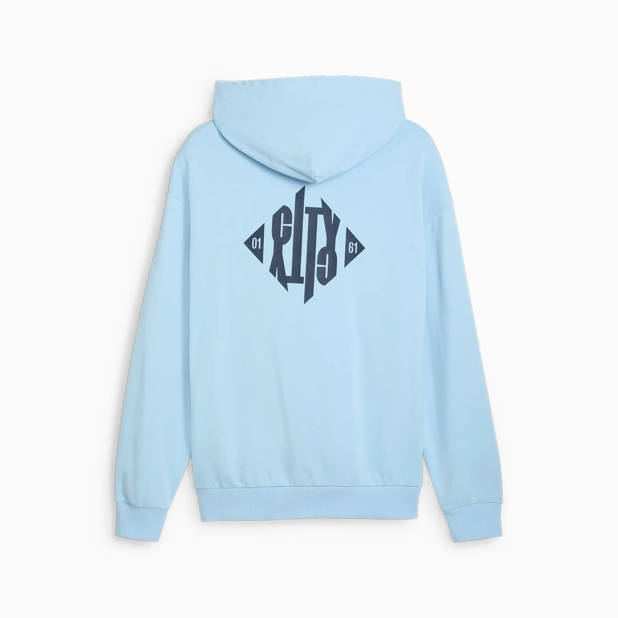 PUMA Manchester City Ftblculture+ Hoodie Men, Silver Mist/Silver Sky