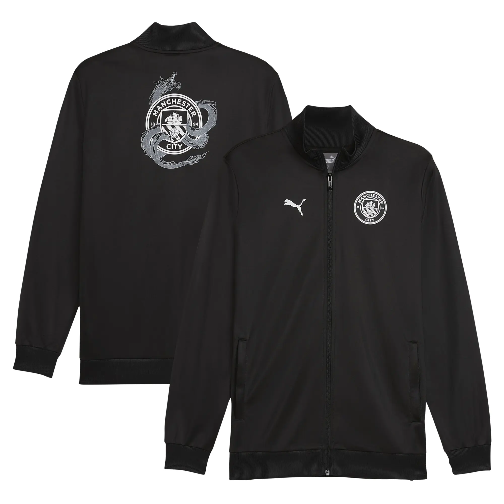 Manchester City Puma Year of the Dragon Jacket – Black