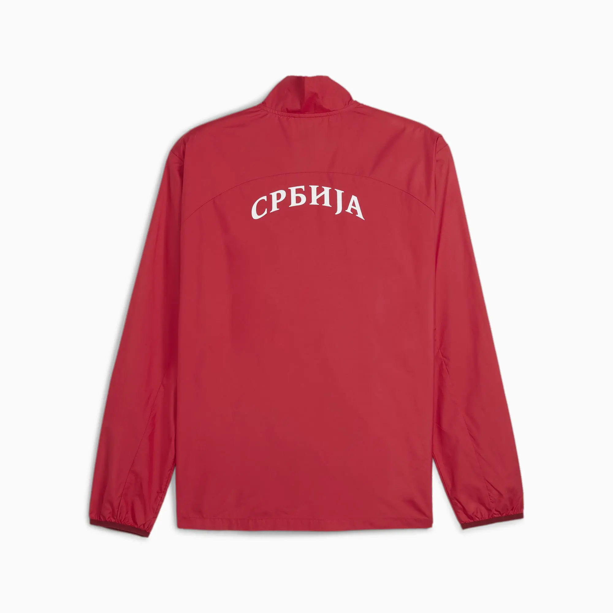 Puma Mens Serbia Pre-match Woven Football Jacket - Red