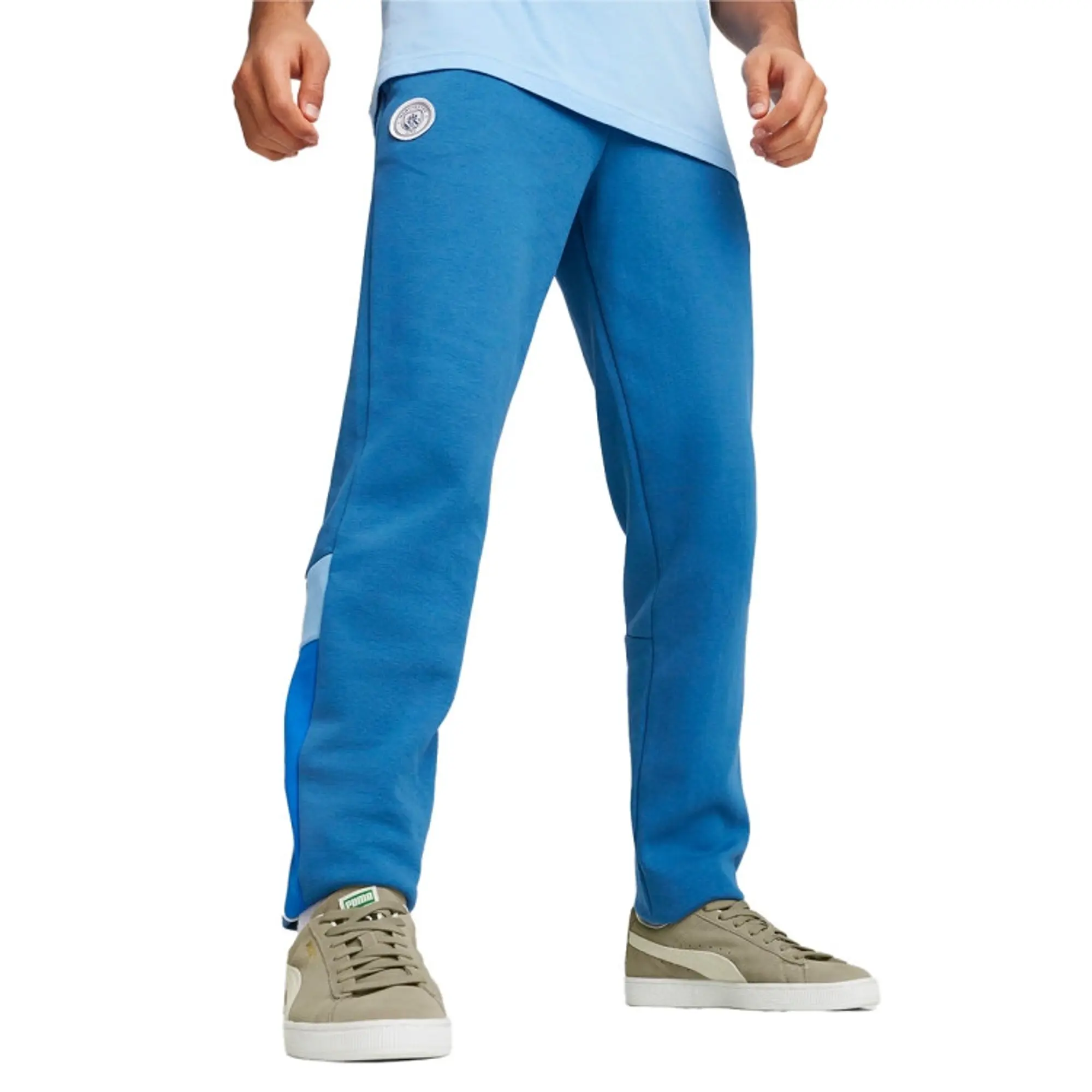 Puma Mens Manchester City Ftblarchive Track Pants - Blue