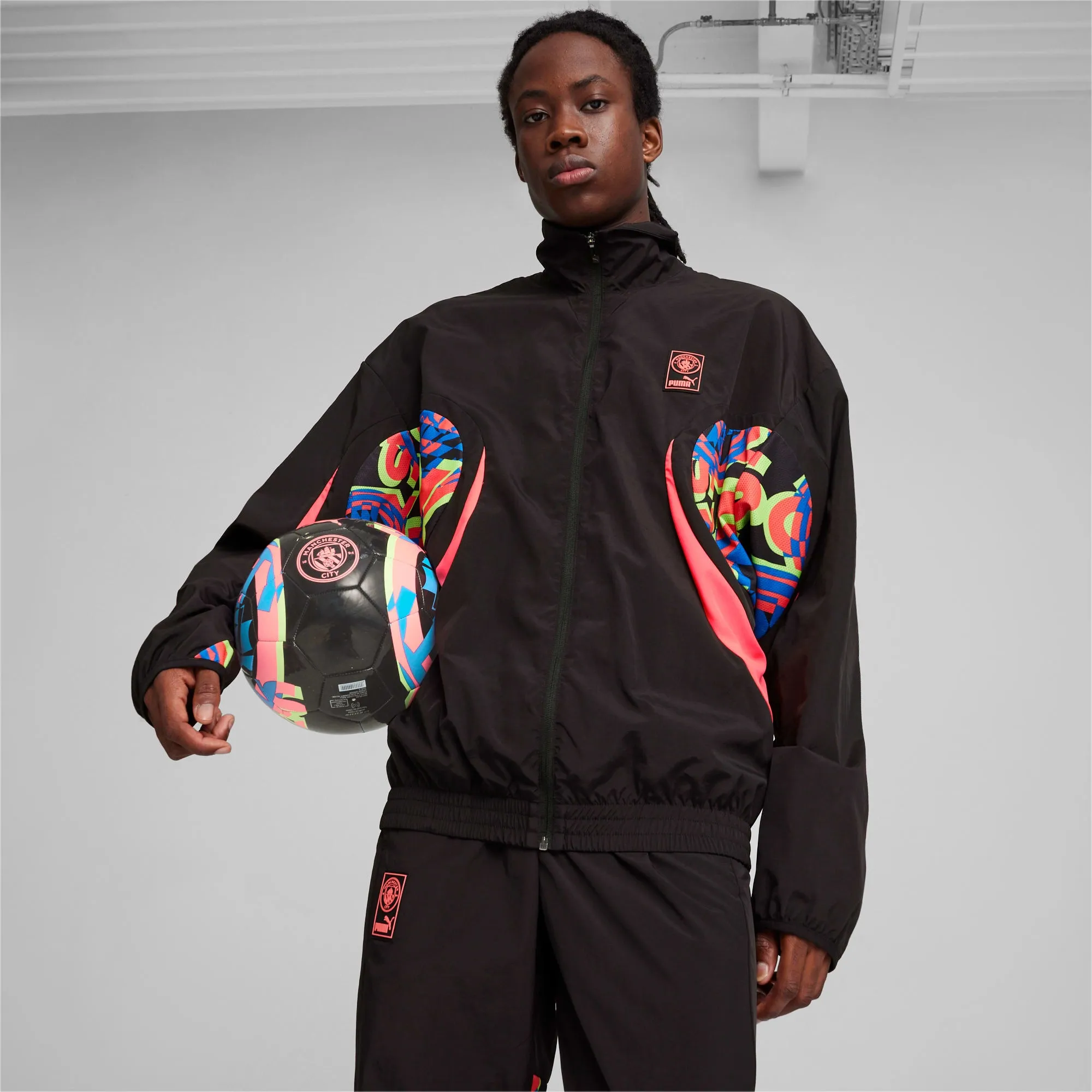 セール，品質保証 PUMA　Manchester City FTBLNRGY + Jacket 　プーマ　マンチェスターシティ 24/25 FTBLNRGY+ ジャケット(L)[12]