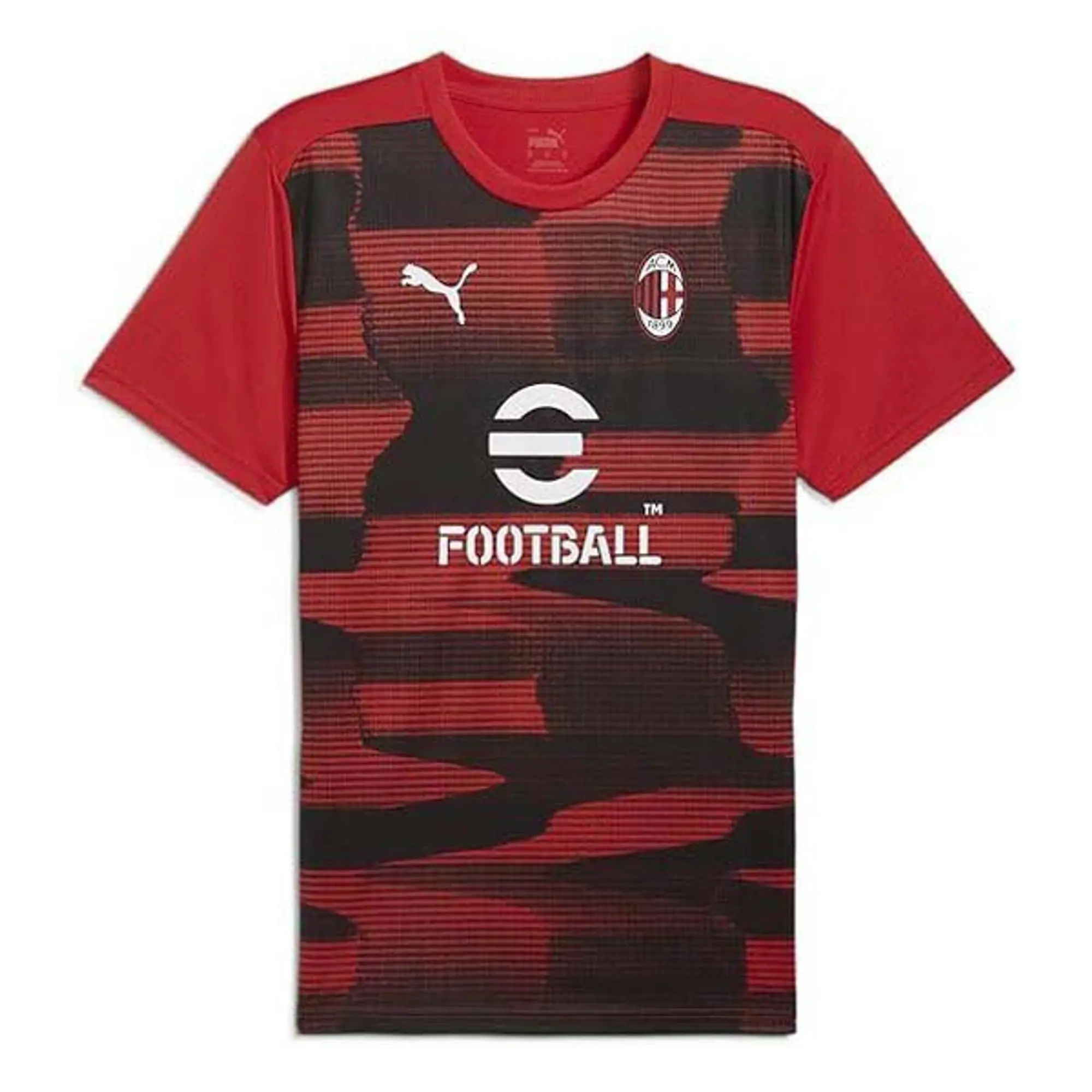 Puma AC Milan Mens SS Pre-Match Home Shirt 2024/25