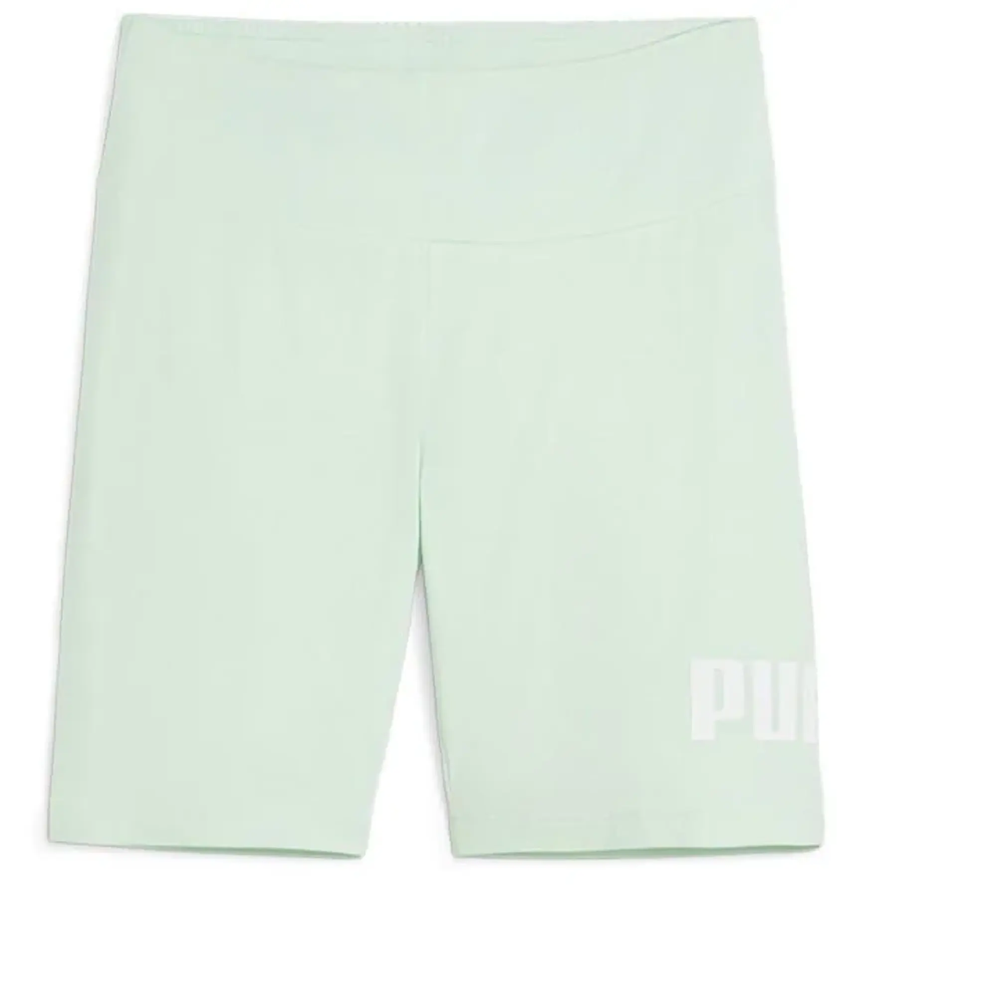 Puma Womens Essentials Logo Short Leggings - Green
