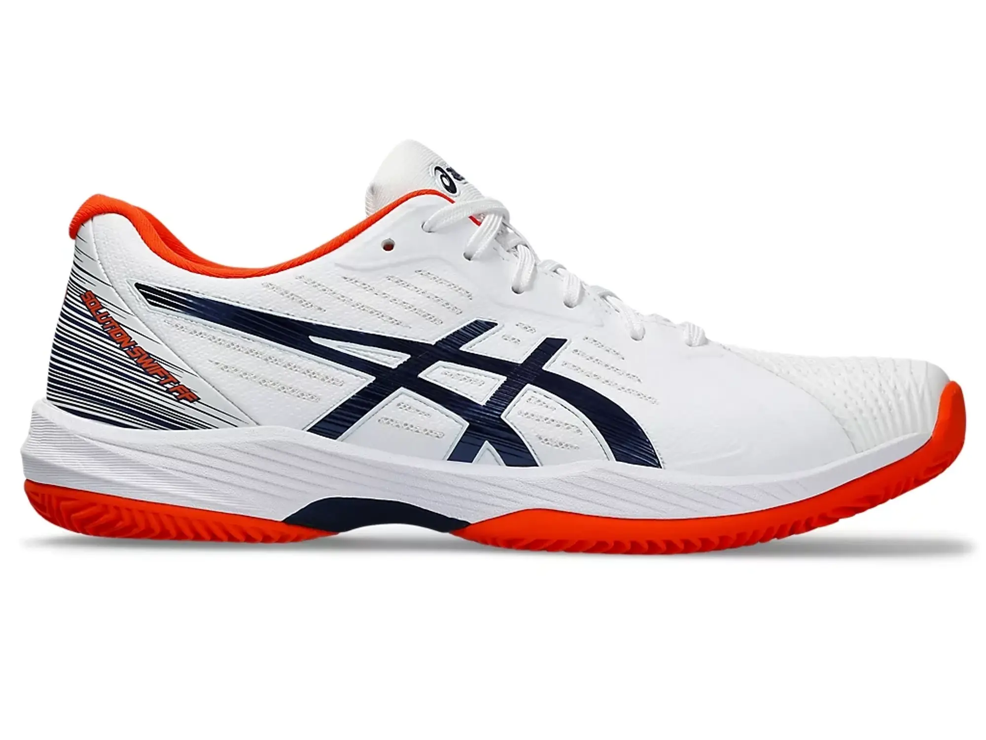Asics Solution Swift Ff Clay Shoes  - White
