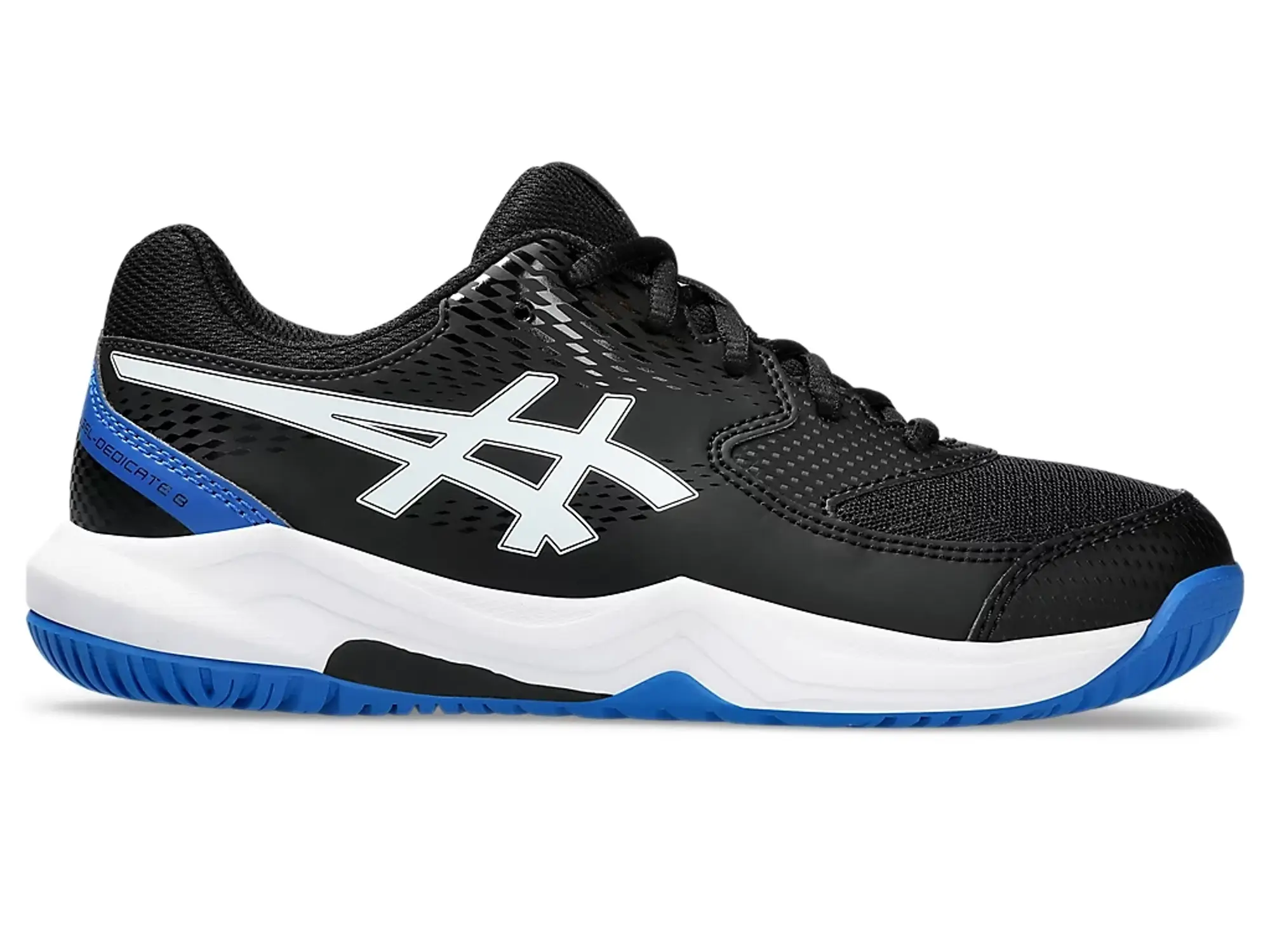 Asics Kids' Tennis Shoes Dedicate - Black/Blue