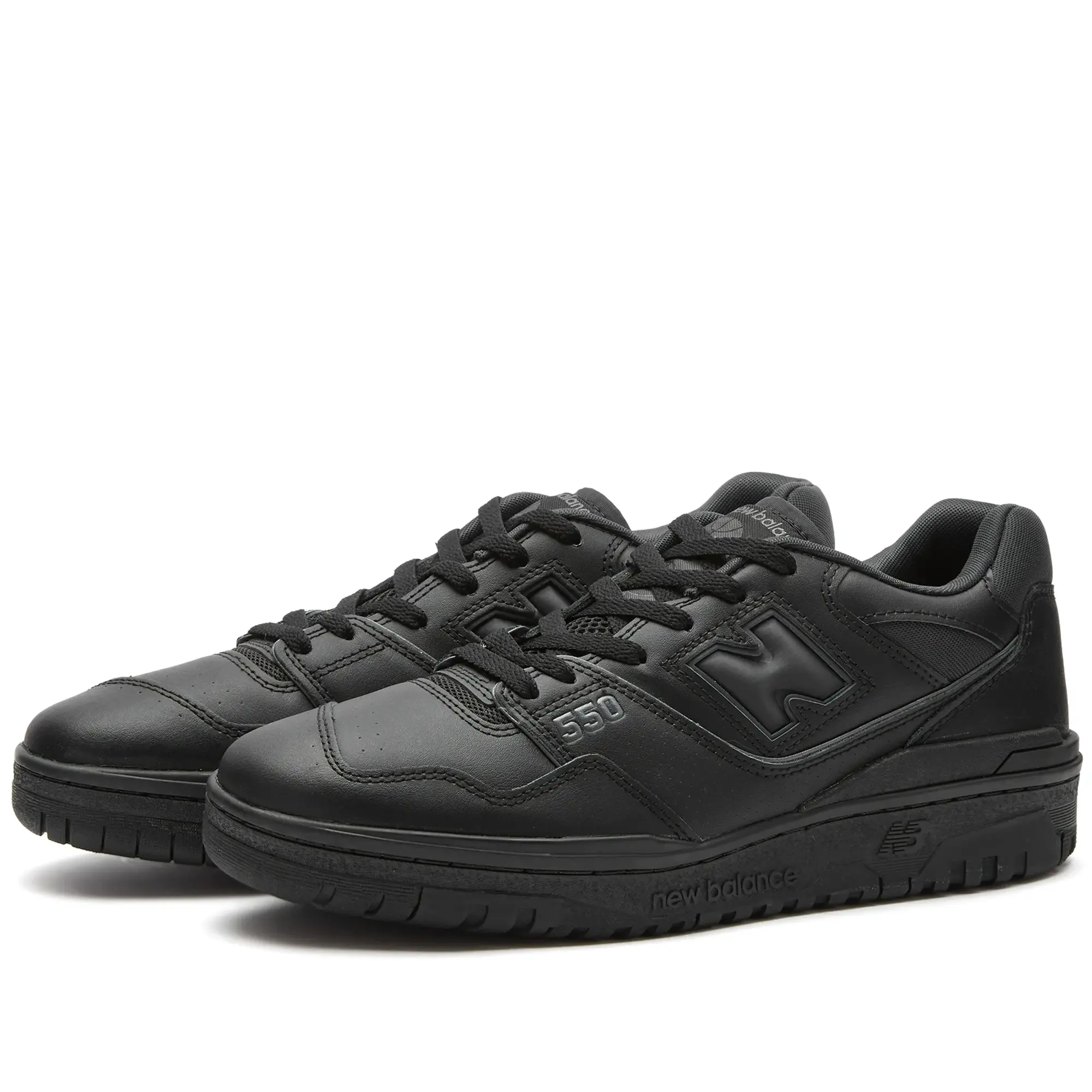 New Balance Unisex 550 Mono Black Trainers BB550BBB FOOTY.COM