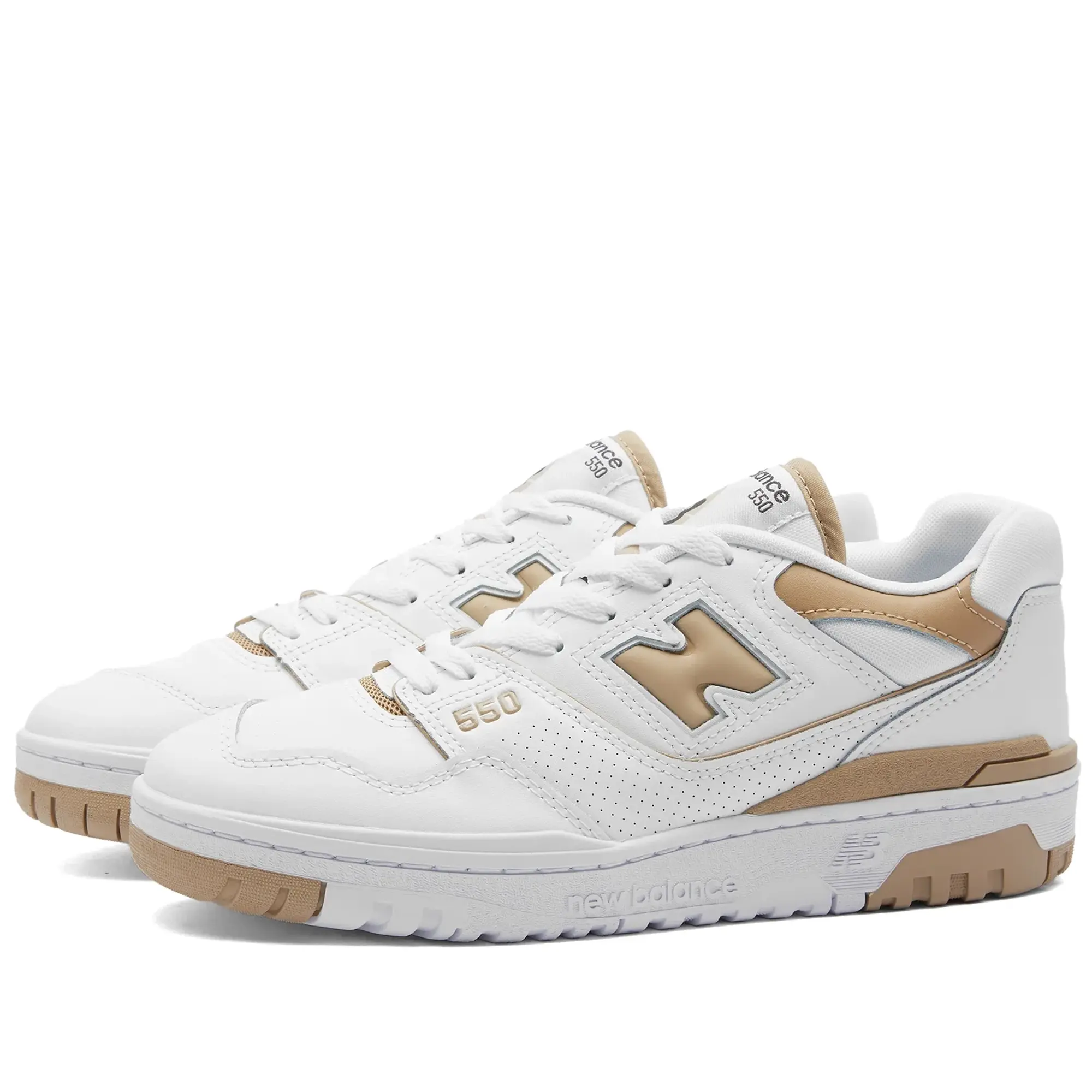 New Balance Womens 550 Trainer White Size 6 White BBW550BT FOOTY.COM