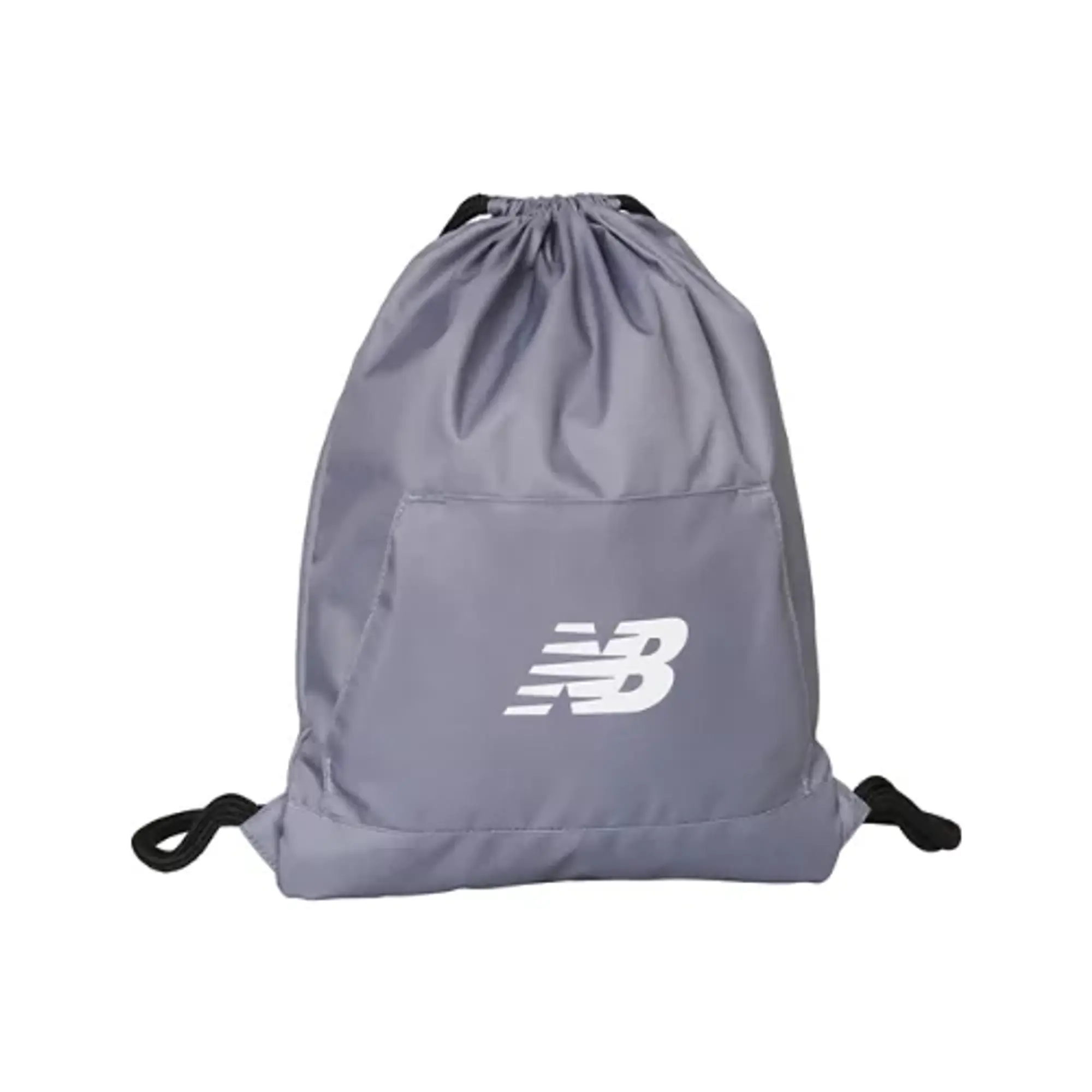 New Balance Unisex Team Drawstring Bag in Grey Polyester
