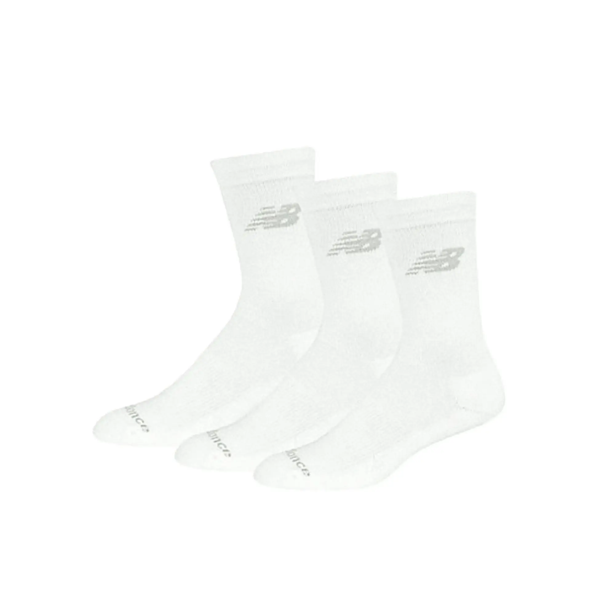 New Balance Socks 3 Pack - White