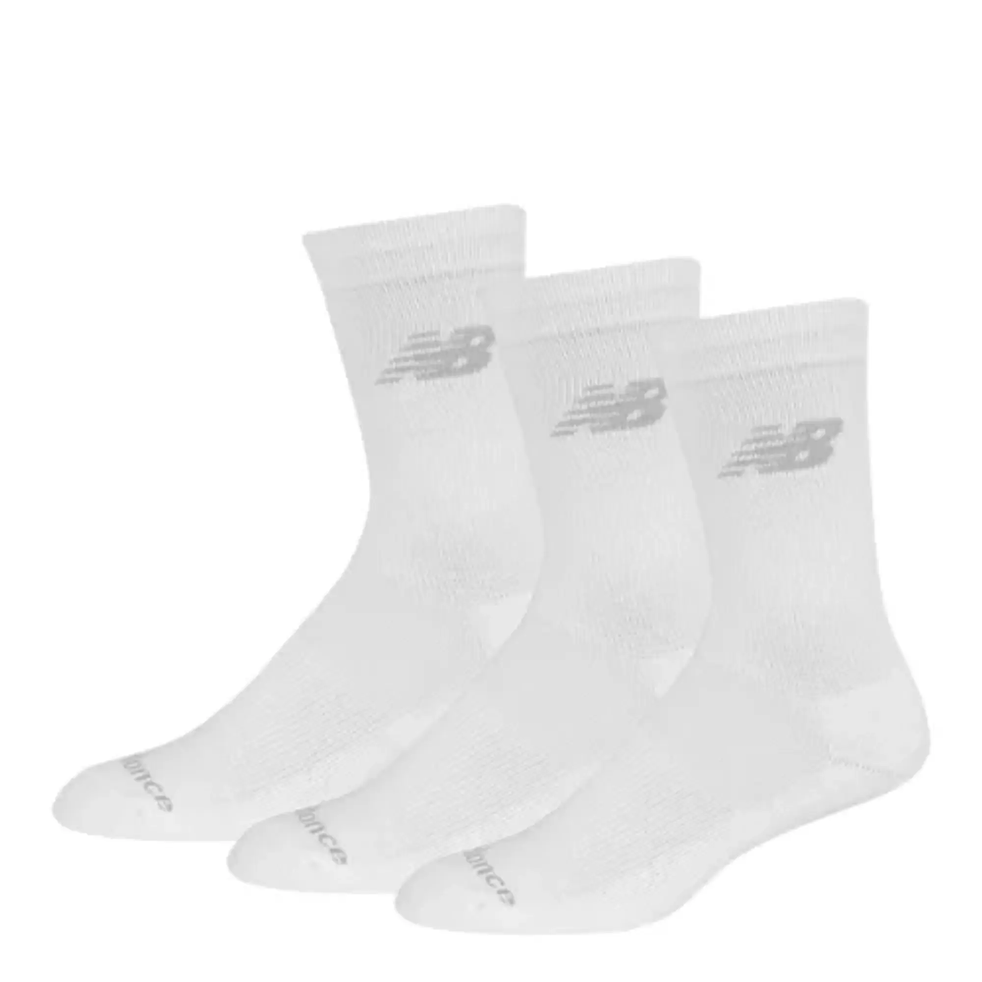 New Balance Socks 3 Pack - White