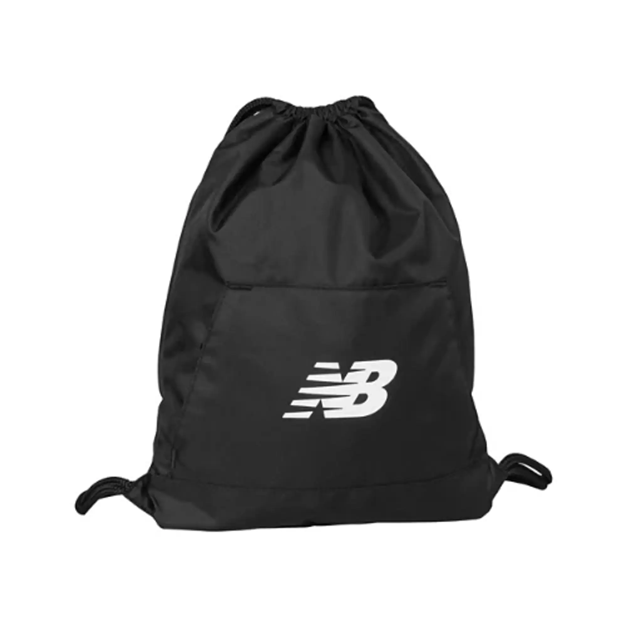 New Balance Unisex Team Drawstring Bag in Black Polyester