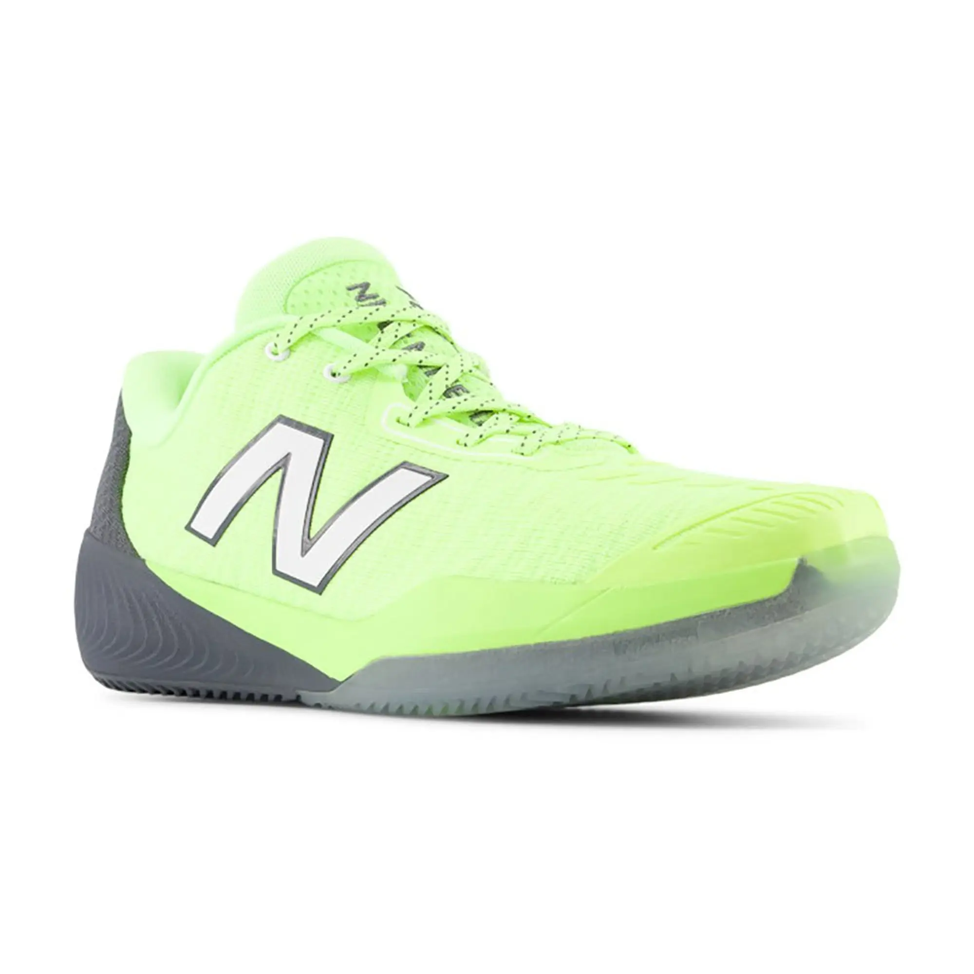 New Balance Men's FuelCell 996v5 Clay in Green/Grey Synthetic