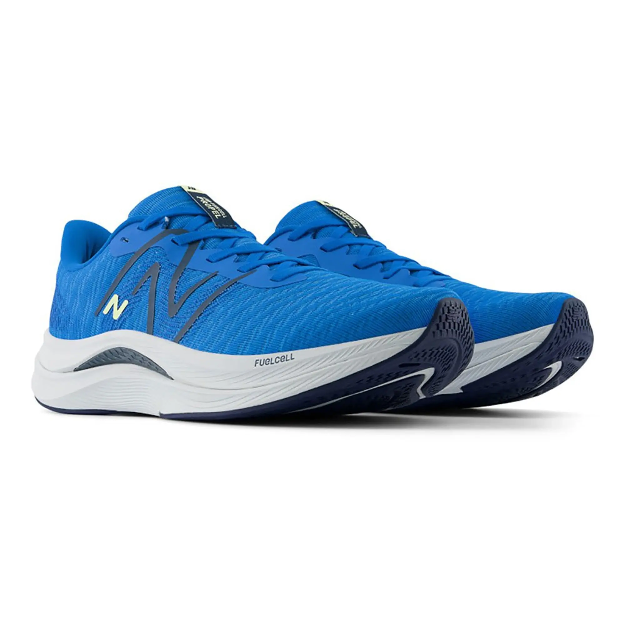 New Balance Men's FuelCell Propel v4 in Blue/Grey Synthetic