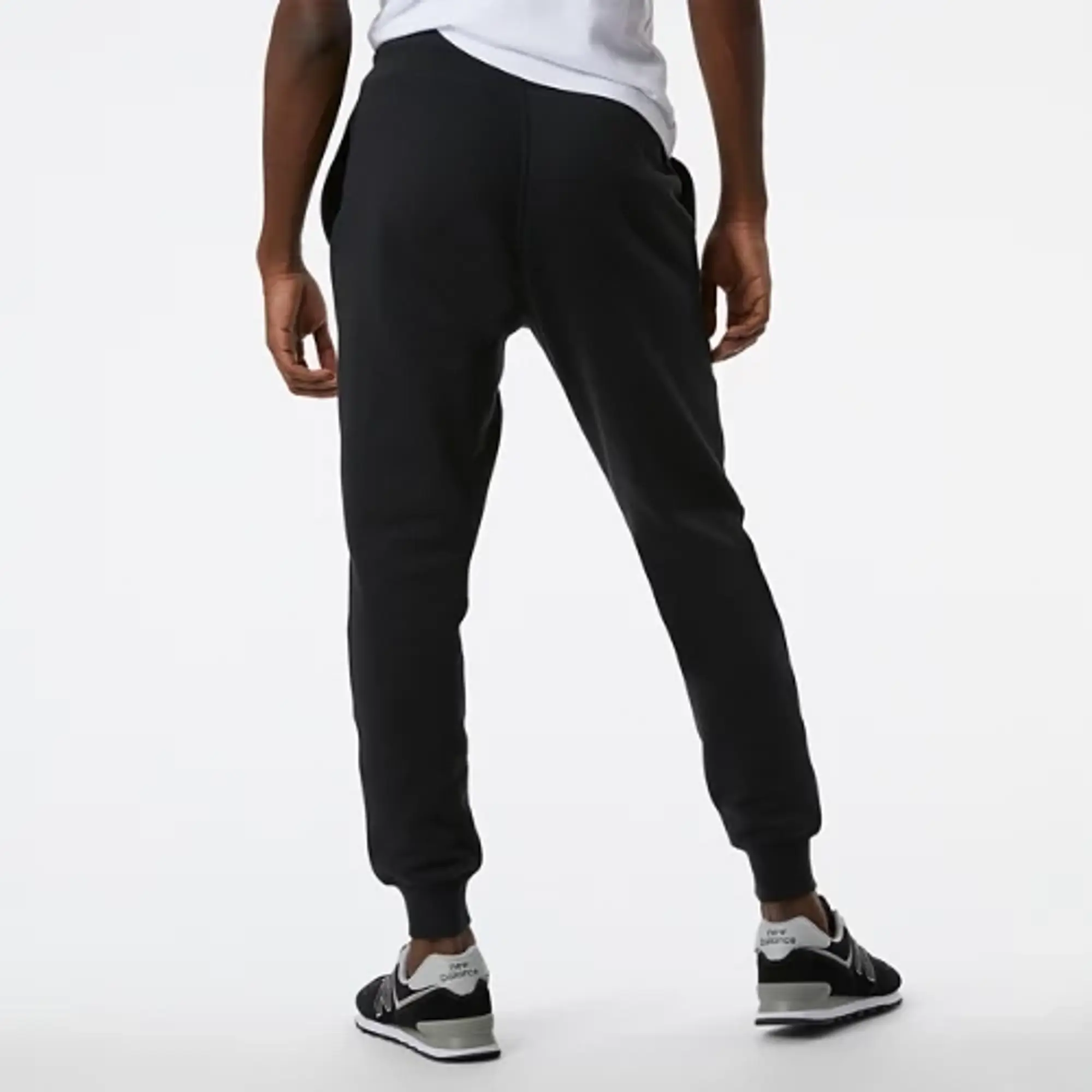 New Balance Men's NB Classic Core Fleece Pant in Black Cotton