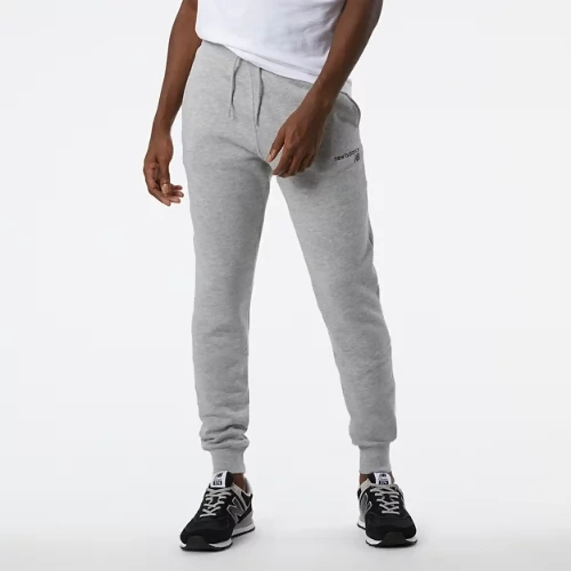 New Balance Men's NB Classic Core Fleece Pant in Grey Cotton