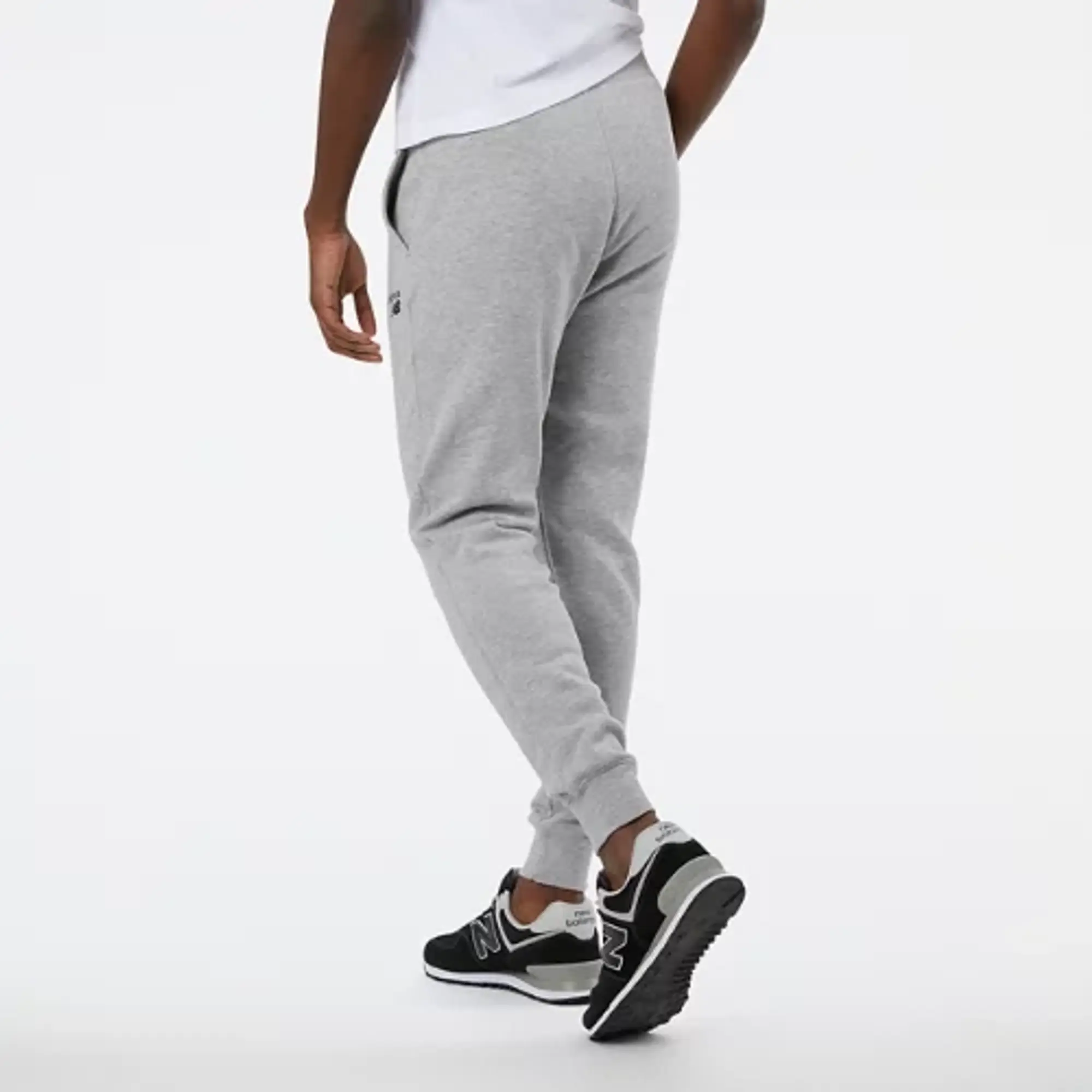New Balance Men's NB Classic Core Fleece Pant in Grey Cotton