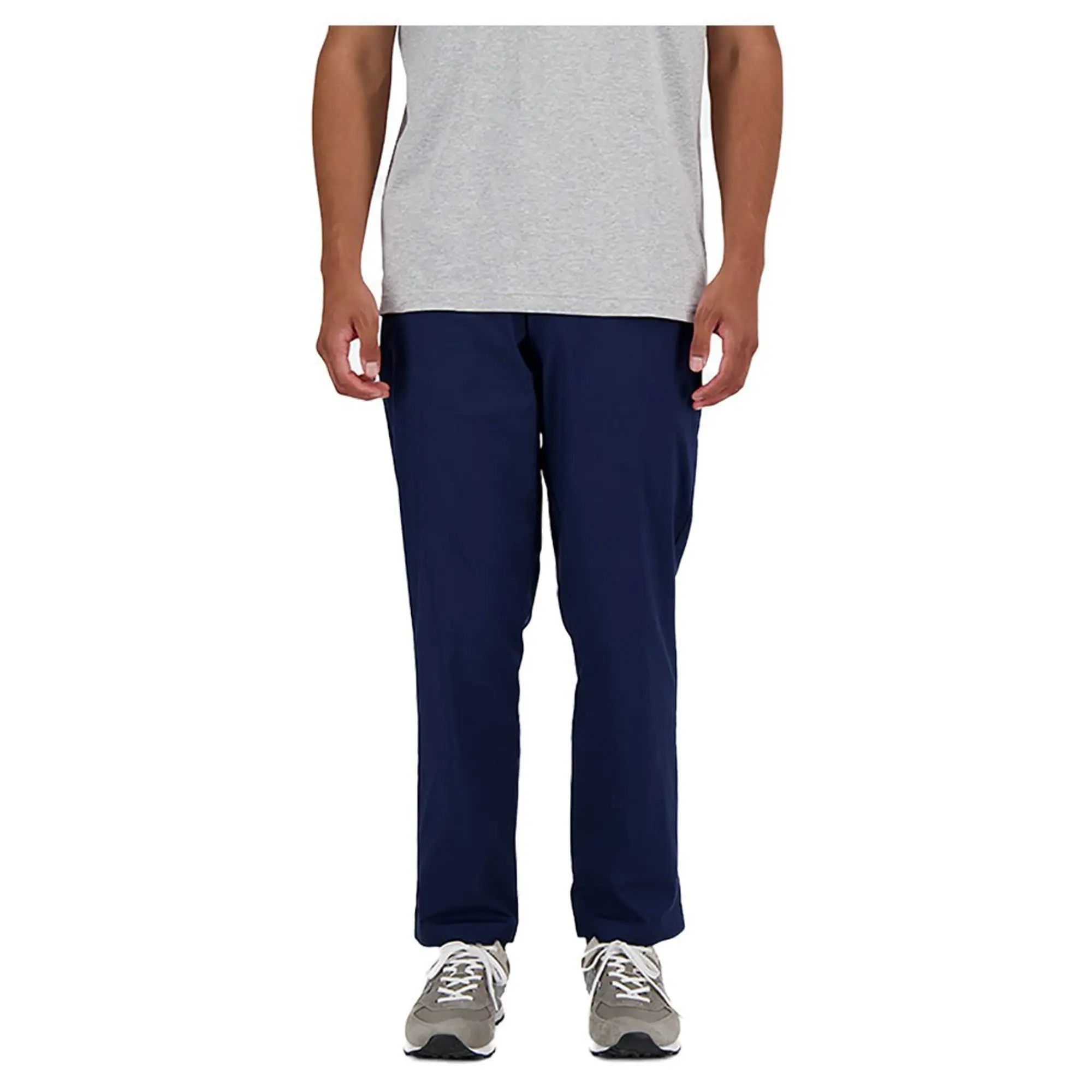 New Balance Men's Twill Straight Pant 30 in Blue Cotton Twill
